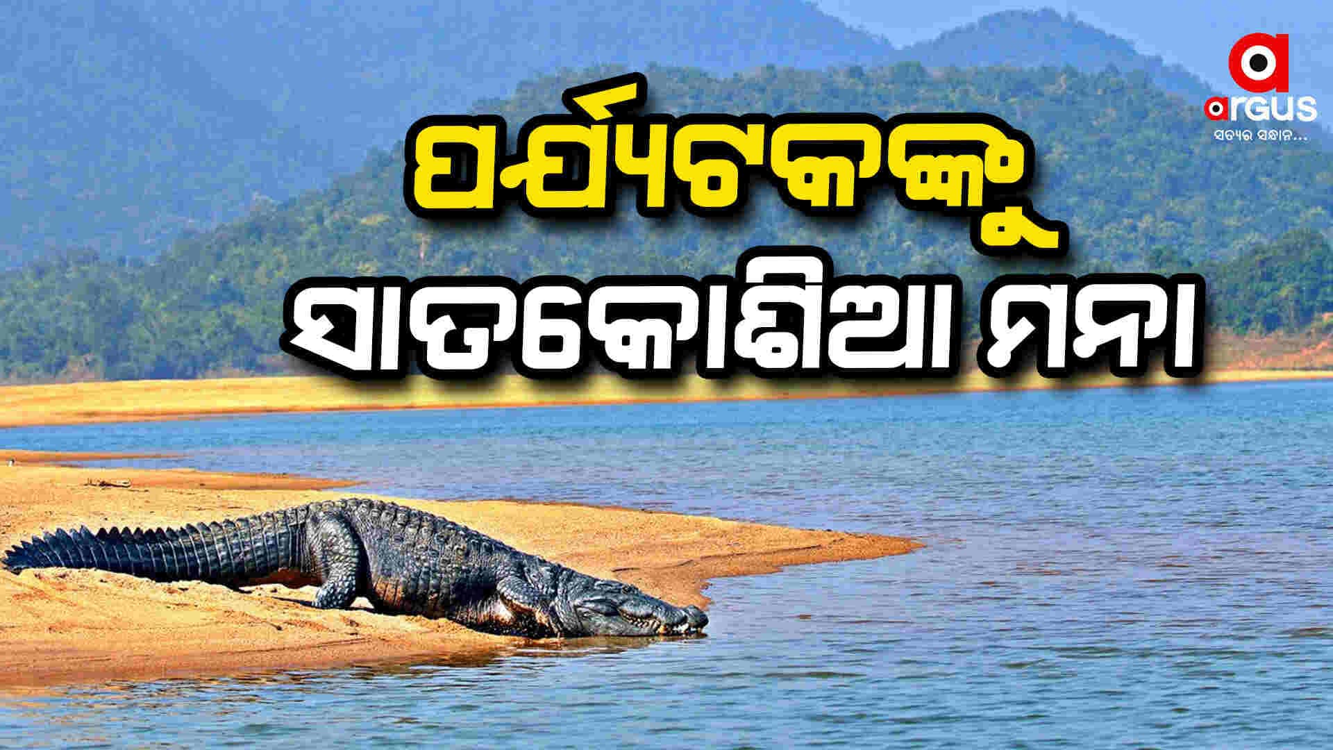 ୫ରୁ ୯ ଯାଏ କୁମ୍ଭୀର ଗଣନା ପାଇଁ ପର୍ଯ୍ୟଟକଙ୍କୁ ସାତକୋଶିଆ ମନା