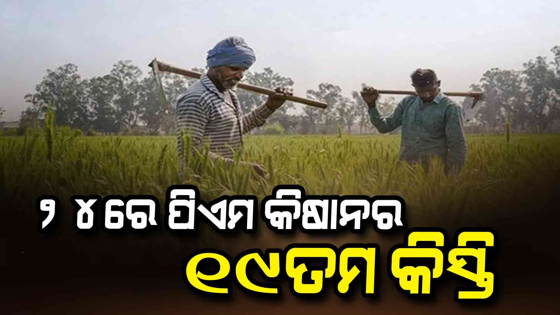 ୨୪ରେ ଚାଷୀଙ୍କୁ ମିଳିବ ପିଏମଙ୍କ ଉପହାର