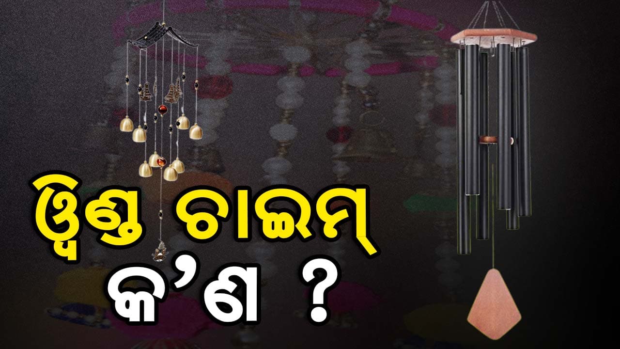 ବାସ୍ତୁଶାସ୍ତ୍ର ଅନୁସାରେ ଓ୍ୱିଣ୍ଡ ଚାଇମ୍‌ ଲଗାଇଲେ...