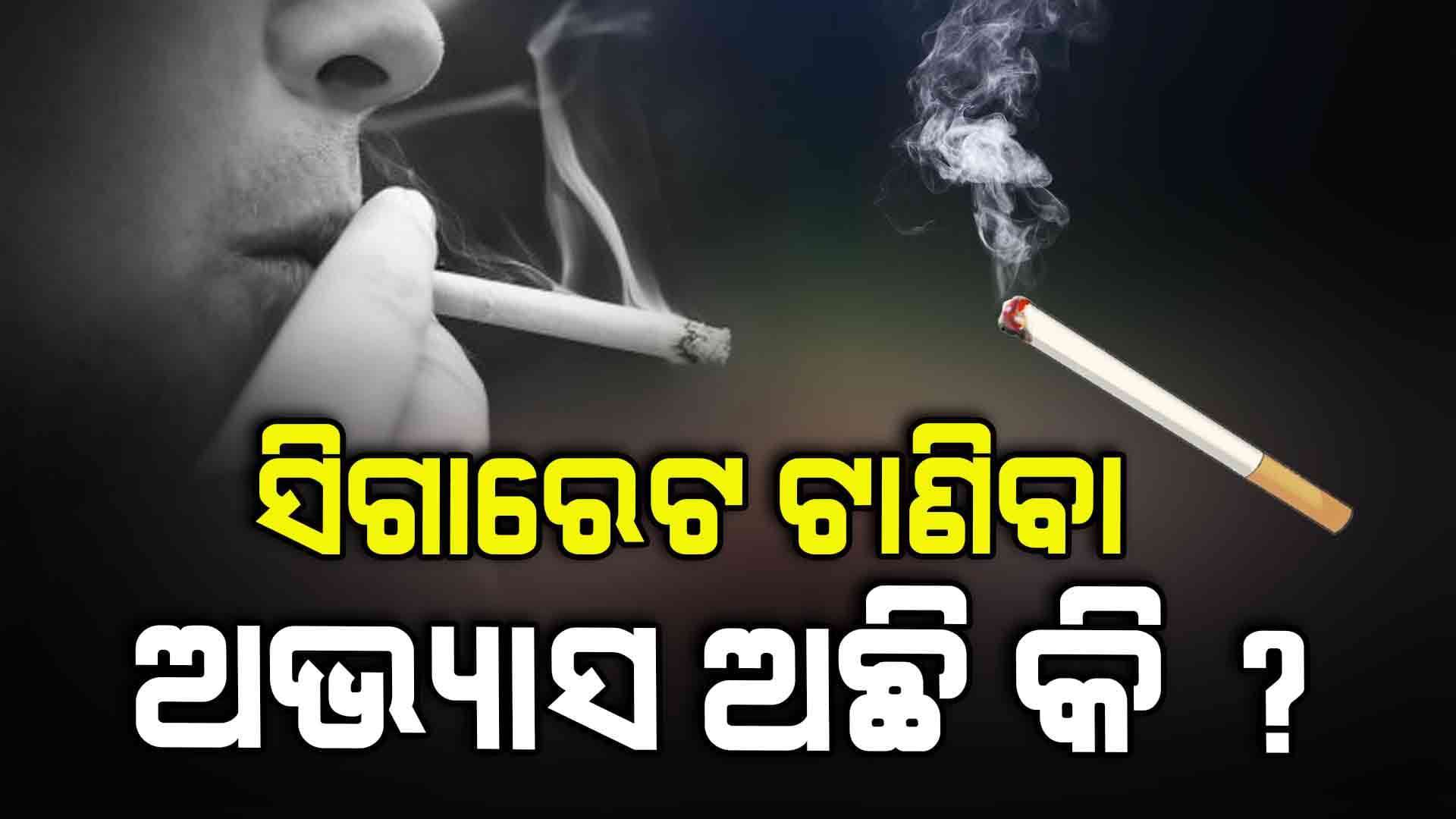 ଜଣେ ମଣିଷ ଦିନରେ କେତେ ସିଗାରେଟ ଟାଣିପାରିବ ?
