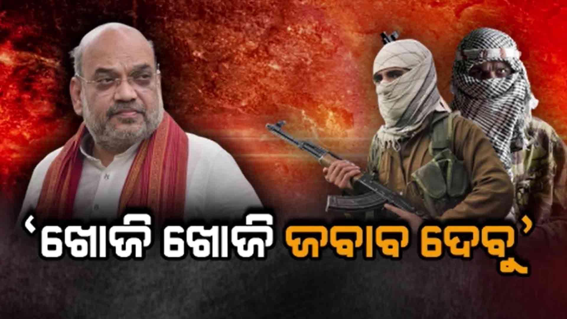 `ଆତଙ୍କବାଦ ବିରୋଧରେ ଆମେ ଜିରୋ ଟଲେରାନ୍ସ ନୀତି ଆପଣେଇଛୁ': ଅମିତ ଶାହ 