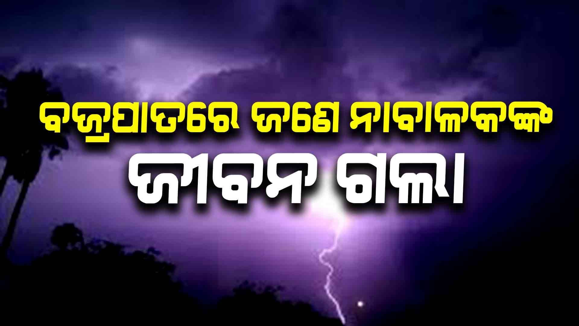 ଜାମୁକୋଳି ଗଛ ତଳେ ଖେଳୁଥିବା ବେଳେ ବଜ୍ରପାତ: ଜଣେ ନାବାଳକଙ୍କ ମୃତ୍ୟୁ