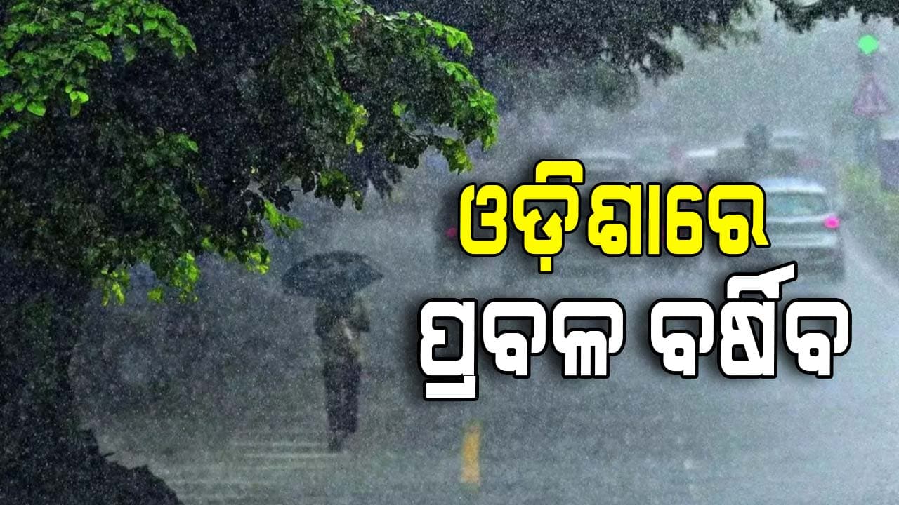 ସାରା ଓଡ଼ିଶାରେ ପ୍ରବଳ ବର୍ଷା ନେଇ ଆଲର୍ଟ ଜାରି