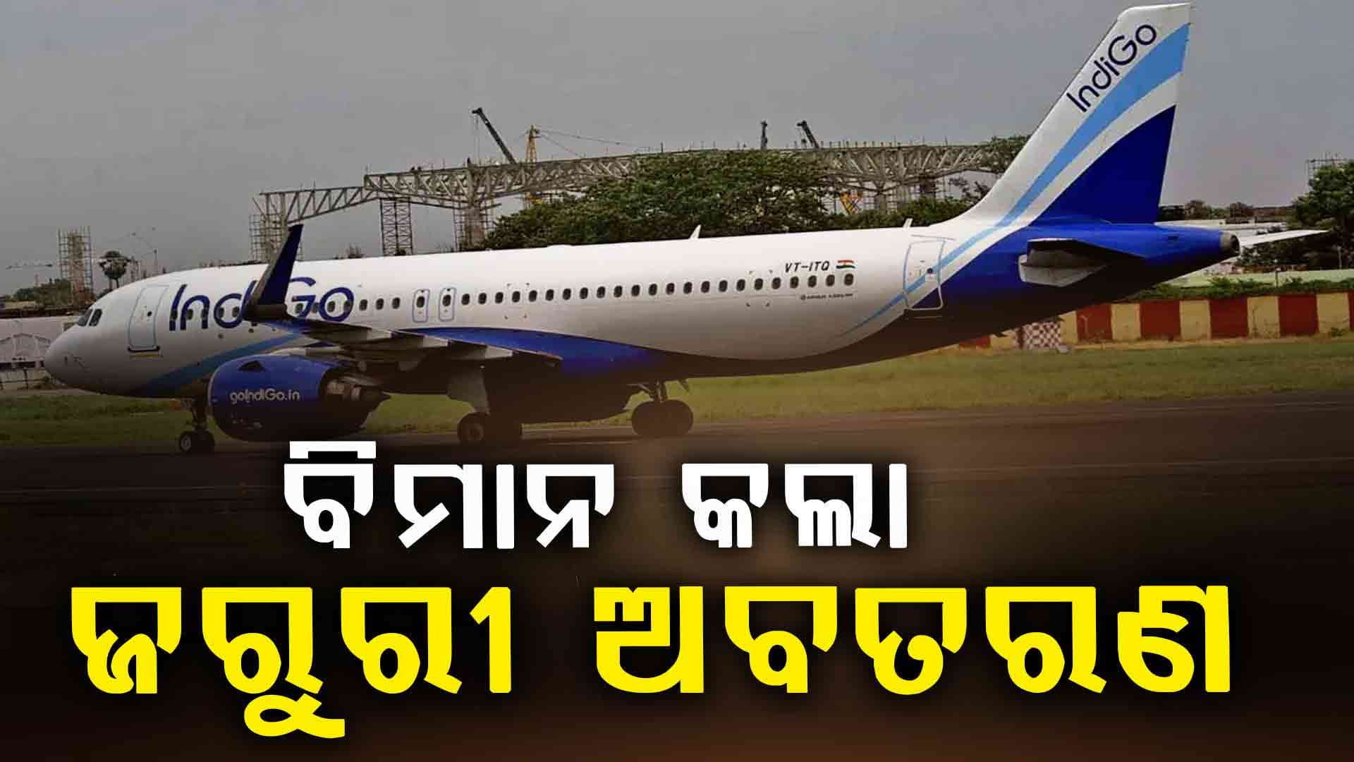 ପକ୍ଷୀ ମାଡ଼ ହେବାରୁ ଇଣ୍ଡିଗୋ ବିମାନର ଜରୁରୀ ଅବତରଣ