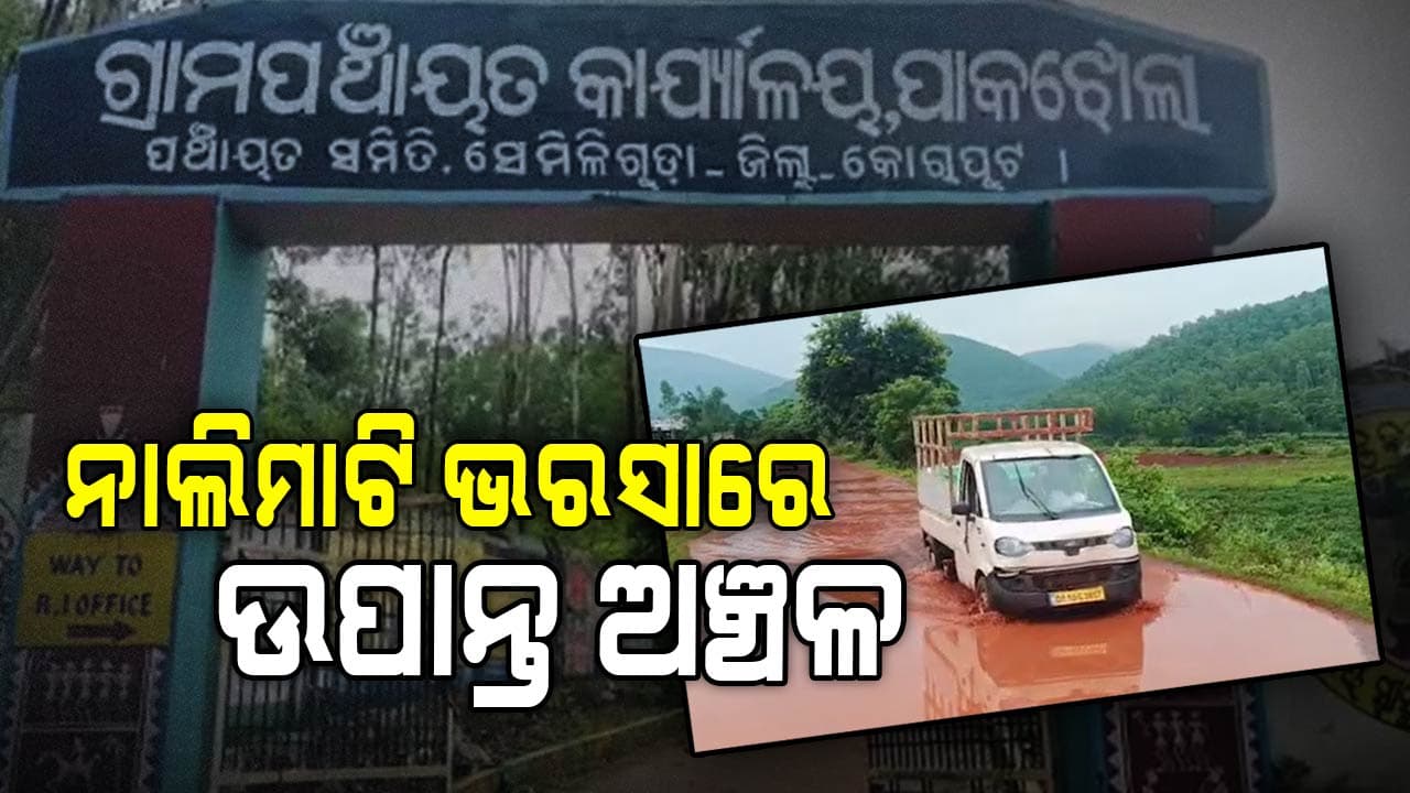 ରାସ୍ତା ସୃଷ୍ଟି କରୁଛି କୁତ୍ରିମ ପୋଖରୀର ଭ୍ରମ