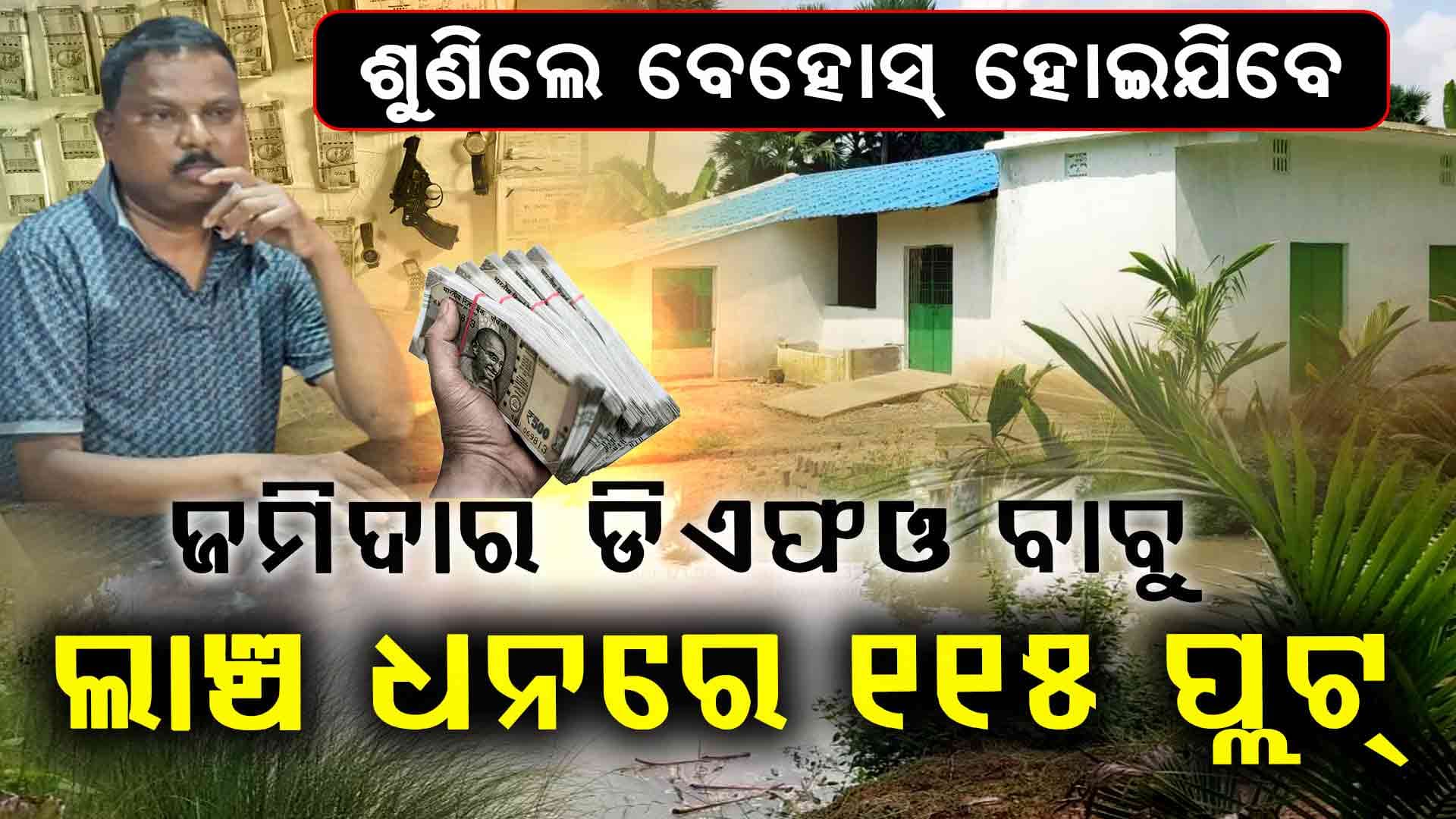 ମାଳ ମାଳ ପ୍ଲଟ୍, ବିଡା ବିଡା ଟଙ୍କା, DFOଙ୍କ ସମ୍ପତ୍ତି ଶୁଣିଲେ ହୋସ୍ ଉଡିଯିବ