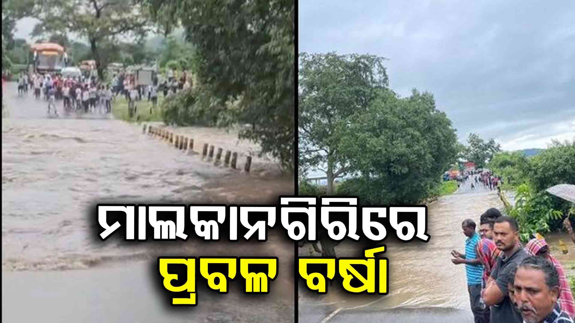 ମାଲକାନଗିରିରେ ବର୍ଷାର ପ୍ରଭାବ, ଜିଲ୍ଲାରେ ସମସ୍ତ ସରକାରୀ ବେସରକାରୀ ସ୍କୁଲ ଛୁଟି