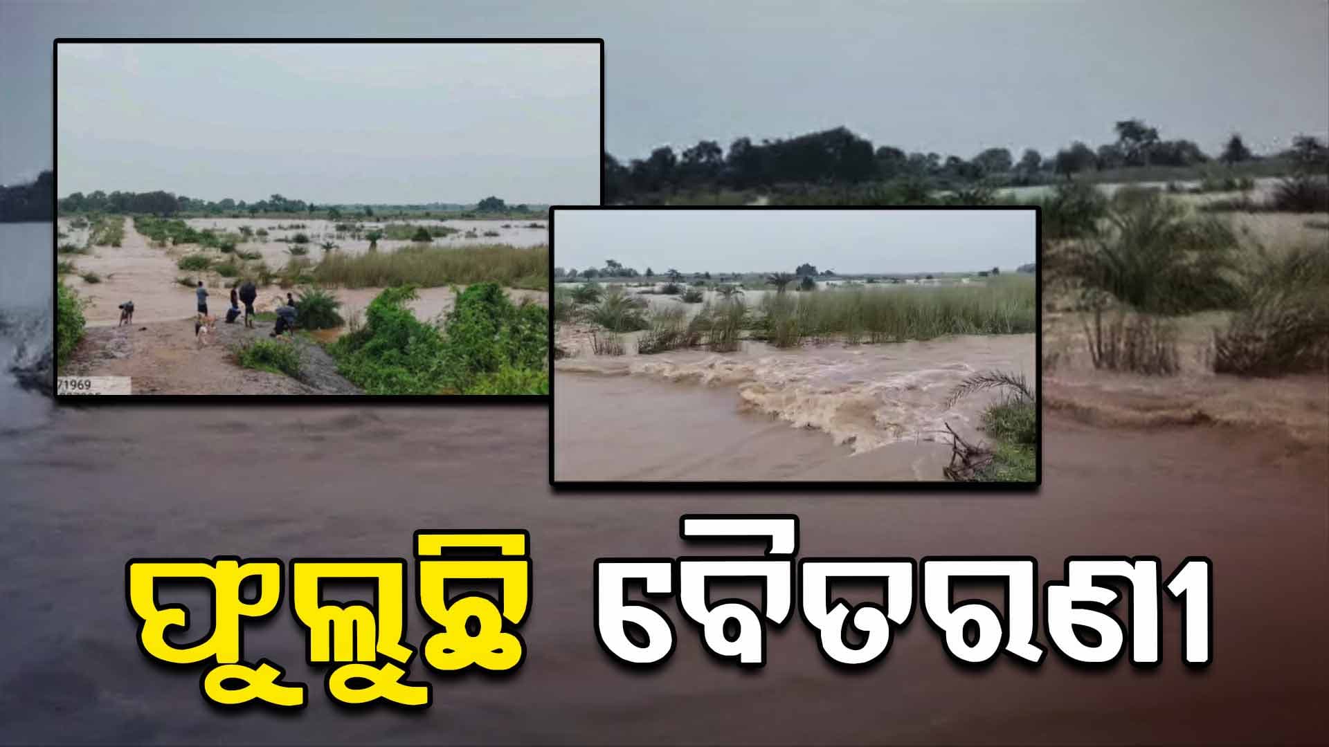 ବୈତରଣୀ ନଦୀରେ ବନ୍ୟା ସ୍ଥିତି