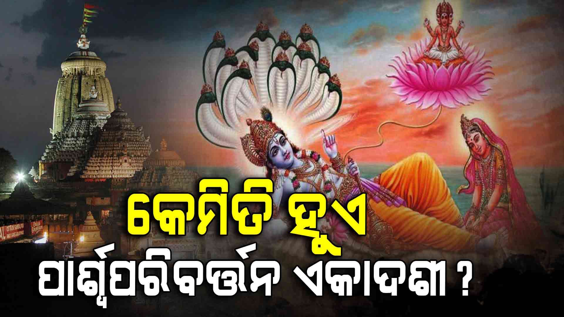 ମହାପ୍ରଭୁଙ୍କ ୪ ମାସ ଶୟନ କାଳରେ ୨ମାସରେ ହୁଏ ପାର୍ଶ୍ୱ ପରିବର୍ତ୍ତନ