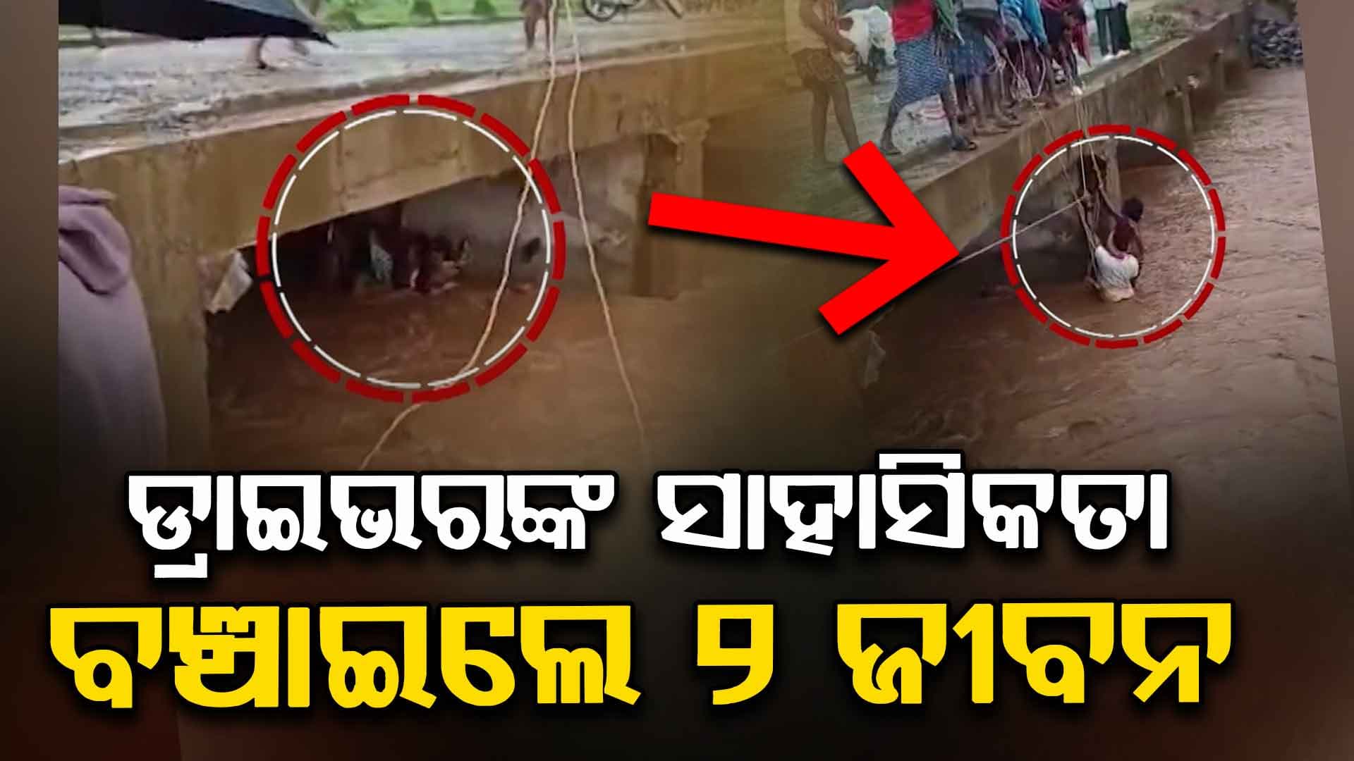 ପାଣିଘେରରେ ଫସିଥିଲେ ୨ ଯୁବତୀ , ଉପସ୍ଥିତ ବୁଦ୍ଧି ଯୋଗୁ ଉଦ୍ଧାର କଲେ ଡ୍ରାଇଭର