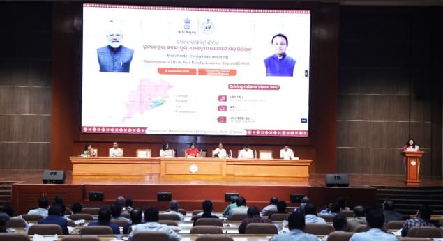 NITI Aayog Presents Growth-Hub Strategy For Bhubaneswar–Cuttack–Puri–Paradip Region