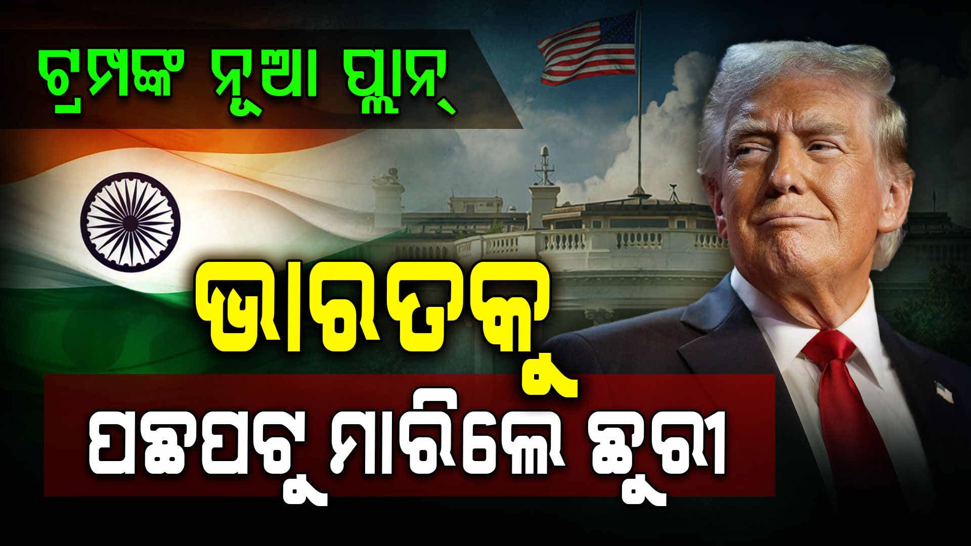 ଟ୍ରମ୍ପଙ୍କ ଦୋମୁହଁ ନୀତି, ପାକିସ୍ତାନ-ଚୀନ ଭଳି ଭାରତକୁ ମଧ୍ୟ କଲେ ଦାଗି ଲିଷ୍ଟରେ ସାମିଲ..!