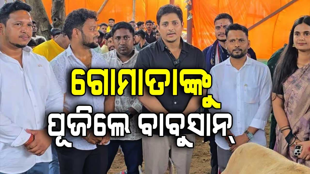 କଳିଙ୍ଗ ଯୁବ ସେନା ପକ୍ଷରୁ ଗୋପାଷ୍ଟମୀ ପାଳିତ, ଗୋମାତାଙ୍କୁ ପୂଜା କଲେ ବାବୁସାନ