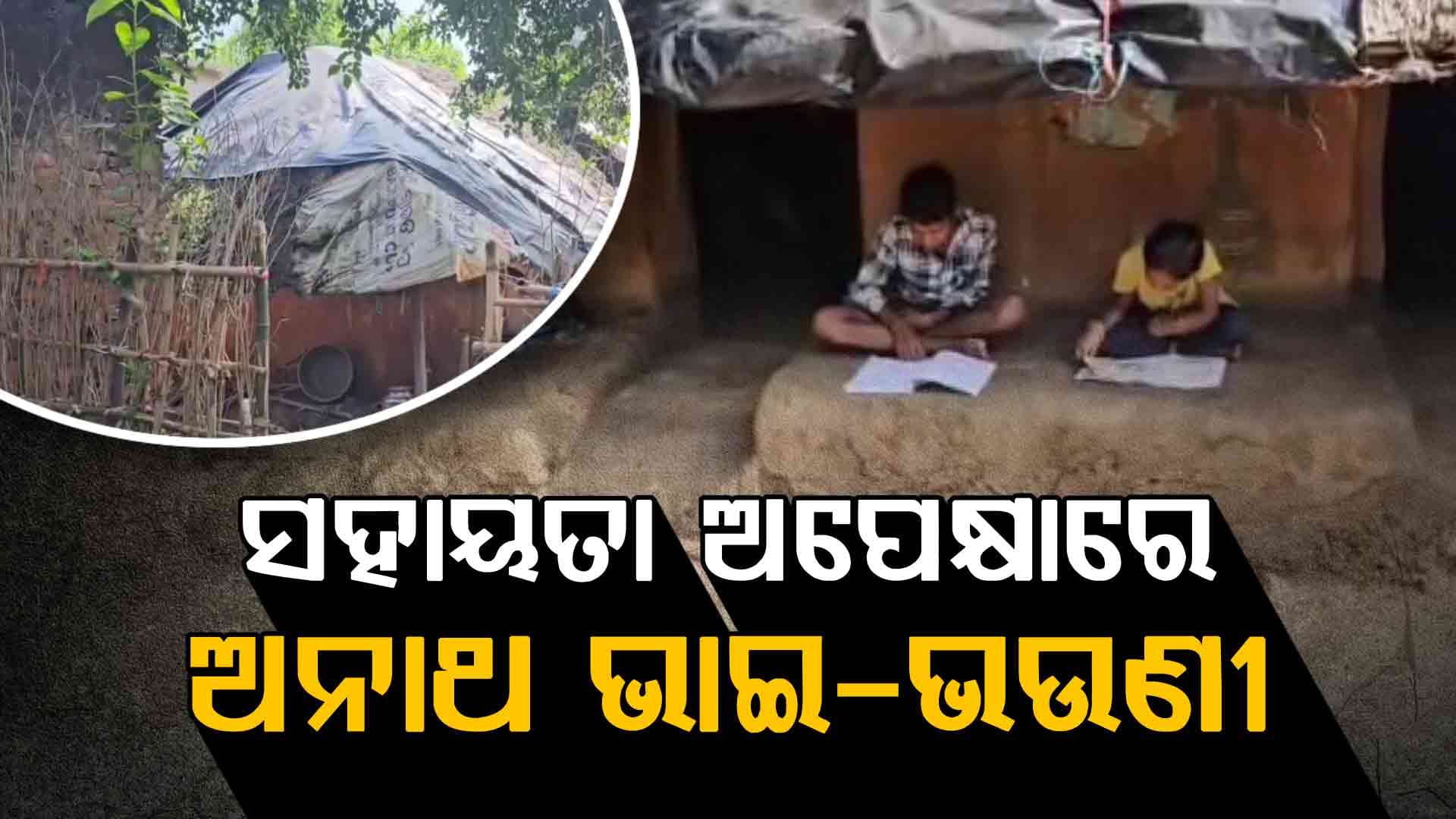 ଅନିଶ୍ଚିତତା ଘେରରେ ଅନାଥ ନାତି-ନାତୁଣୀଙ୍କ ଭବିଷ୍ୟତ, ଚିନ୍ତାରେ ଜେଜେ ମା'