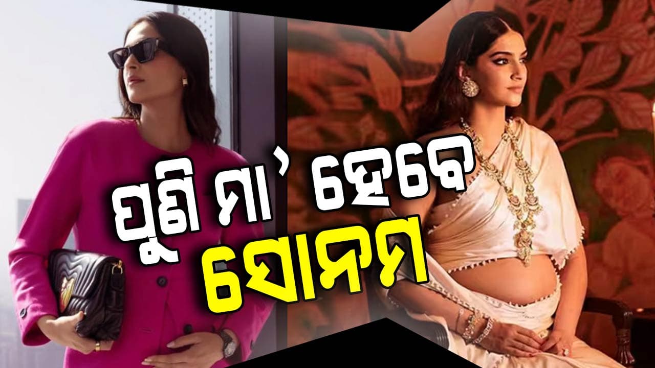ସୋନମ କପୁର ଦ୍ୱିତୀୟଥର ଗର୍ଭବତୀ ହେବାର ଘୋଷଣା କଲେ, ବେବି ବମ୍ପ ଦେଖାଇଲେ...