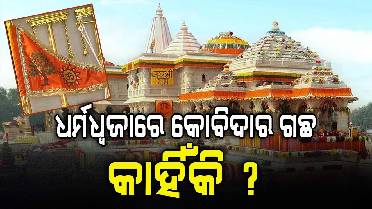 ରାମ ମନ୍ଦିର ଧର୍ମଧ୍ଵଜାରେ କାହିଁକି ରହିଛି କୋବିଦାର ଗଛ ? ଜାଣନ୍ତୁ ରହସ୍ୟ... 