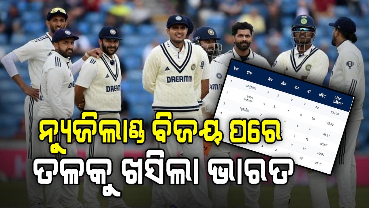 WTC ପଏଣ୍ଟ ଟେବୁଲ: ନ୍ୟୁଜିଲାଣ୍ଡ ବିଜୟ ଟିମ୍ ଇଣ୍ଡିଆକୁ ବଡ଼ କ୍ଷତି ପହଞ୍ଚାଇଲା, ପାକିସ୍ତାନ ସମେତ ଏହି 5ଟି ଦଳ ଆଗରେ 
