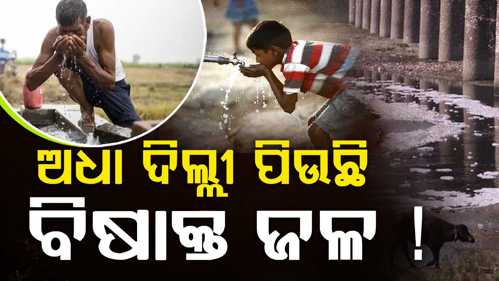 ଆସିଲା ବଡ଼ ରିପୋର୍ଟ: ଅଧା ଦିଲ୍ଲୀର ସ୍ଥିତି ଭୟାନକ, ୪୪% ଜଳ ନମୁନା ସୁରକ୍ଷା ପରୀକ୍ଷାରେ ଫେଲ୍