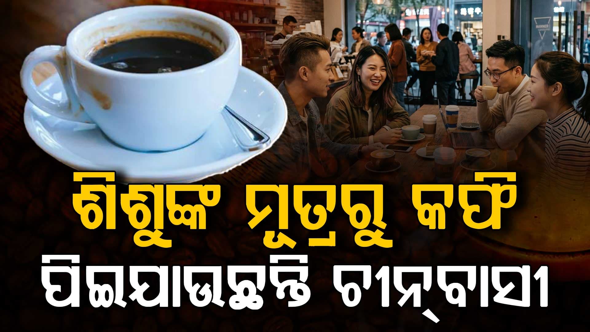 ଶିଶୁଙ୍କ ପରିସ୍ରାରେ ଫୁଟୁଛି ଅଣ୍ଡା; ସେହି ଅଣ୍ଡାରୁ ତିଆରି କଫି ପିଉଛନ୍ତି ଚୀନ ବାସୀ 