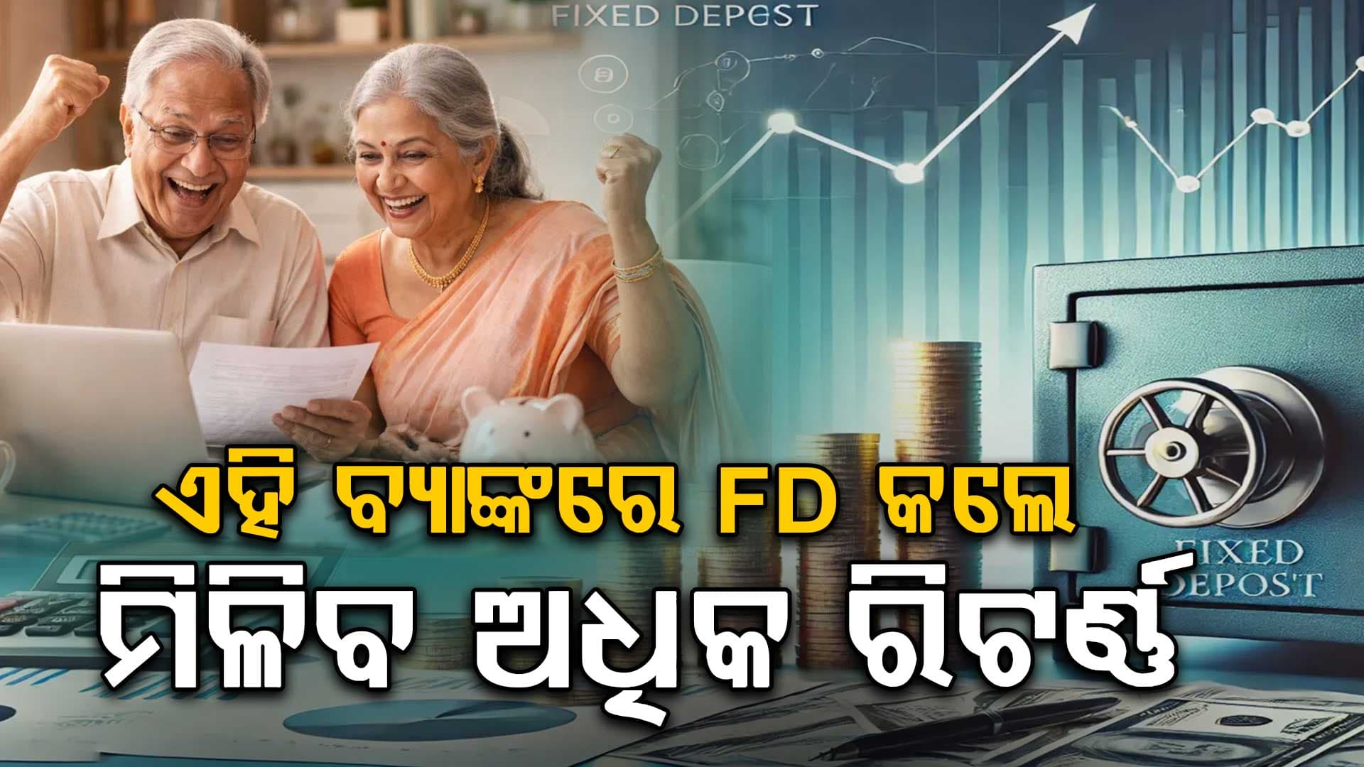 ବରିଷ୍ଠଙ୍କ ପାଇଁ ବଡ଼ ଖୁସି ଖବର... ଏହି ବ୍ୟାଙ୍କ FD ଉପରେ ୮% ସୁଧ ଦେଉଛି 
