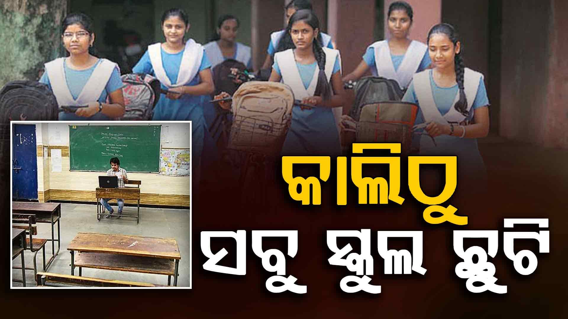କାଲିଠୁ ସ୍କୁଲ ଛୁଟି: ଘରେ ବସି ଅନଲାଇନ୍‌ରେ ପାଠ ପଢ଼ିବେ ଛାତ୍ରଛାତ୍ରୀ