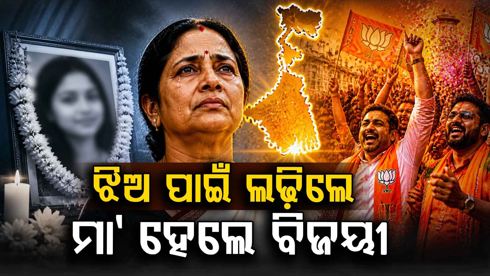 ପାଣିହାଟୀରେ RG Kar ପୀଡ଼ିତାଙ୍କ ମା' ରତ୍ନାଙ୍କ ଦମଦାର ଜିତ୍ 