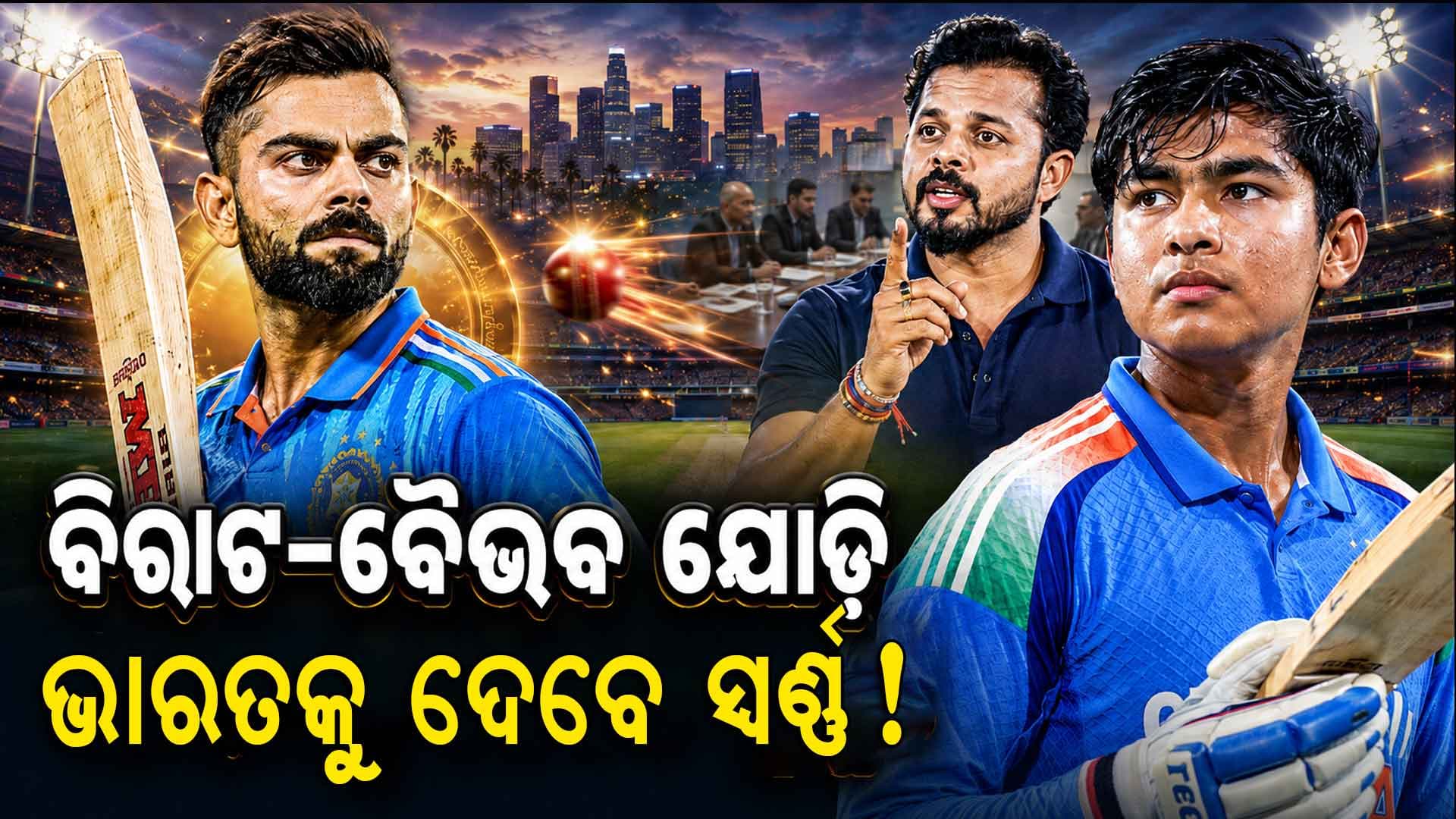 ବୈଭବ ସୂର୍ଯ୍ୟବଂଶୀଙ୍କ ସହ ବିରାଟ କୋହଲିଙ୍କୁ ଖେଳାଅ, BCCIକୁ ଶ୍ରୀସନ୍ଥଙ୍କ ବଡ଼ ପରାମର୍ଶ