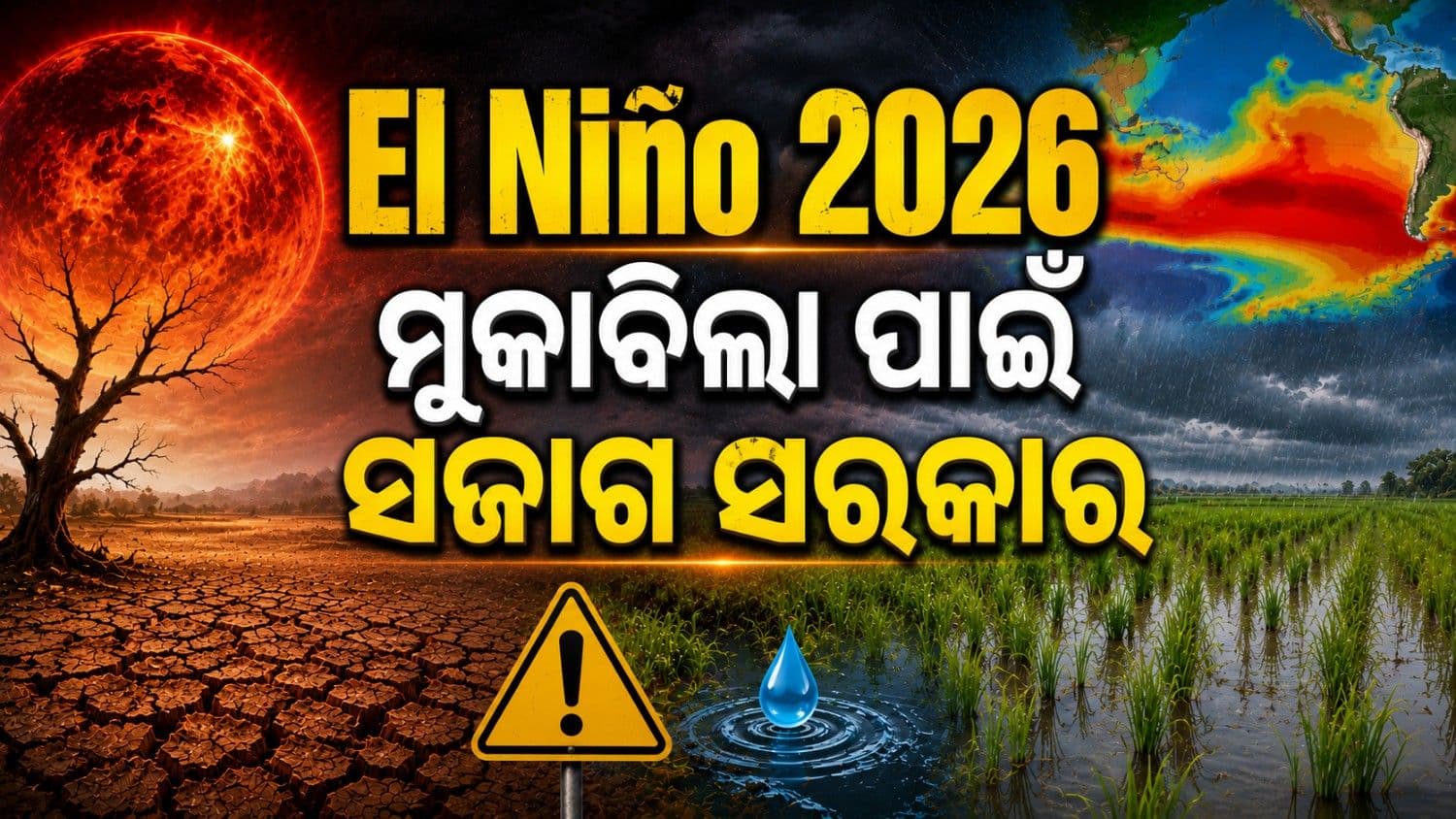 ଆଗକୁ ଆସୁଛି 'ଏଲ୍ ନିନୋ'; ମୁକାବିଲା ପାଇଁ ଯୋଜନା ପ୍ରସ୍ତୁତ କରିବାକୁ ମିଳିଲା ନିର୍ଦ୍ଦେଶ 