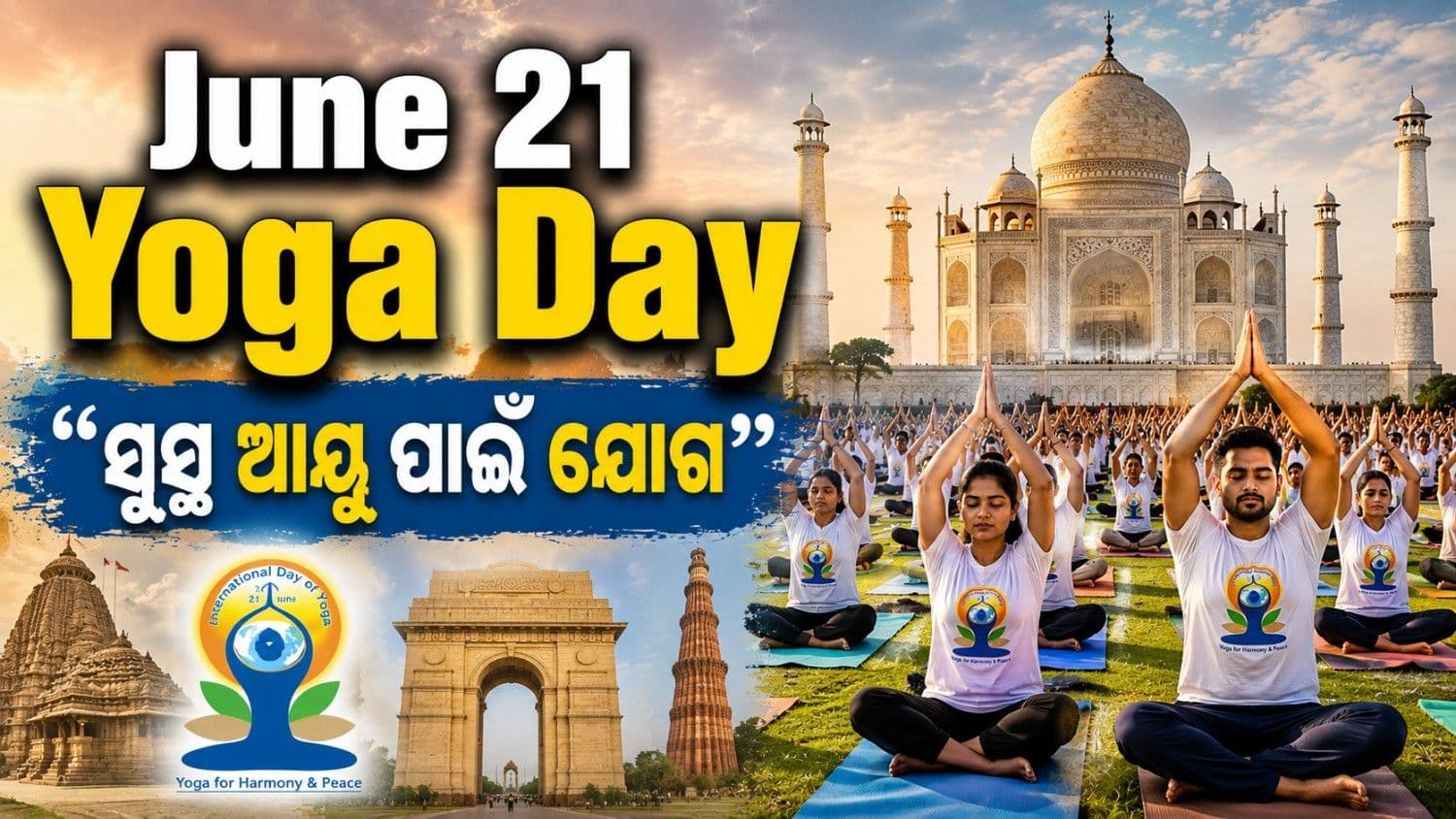 ଲଦାଖ ଶିଖରରୁ ଦିଲ୍ଲୀ ଲାଲକିଲ୍ଲା; ଏହି ଐତିହାସିକ ସ୍ଥାନରେ ଅନୁଷ୍ଠିତ ହେବ ଯୋଗ 
