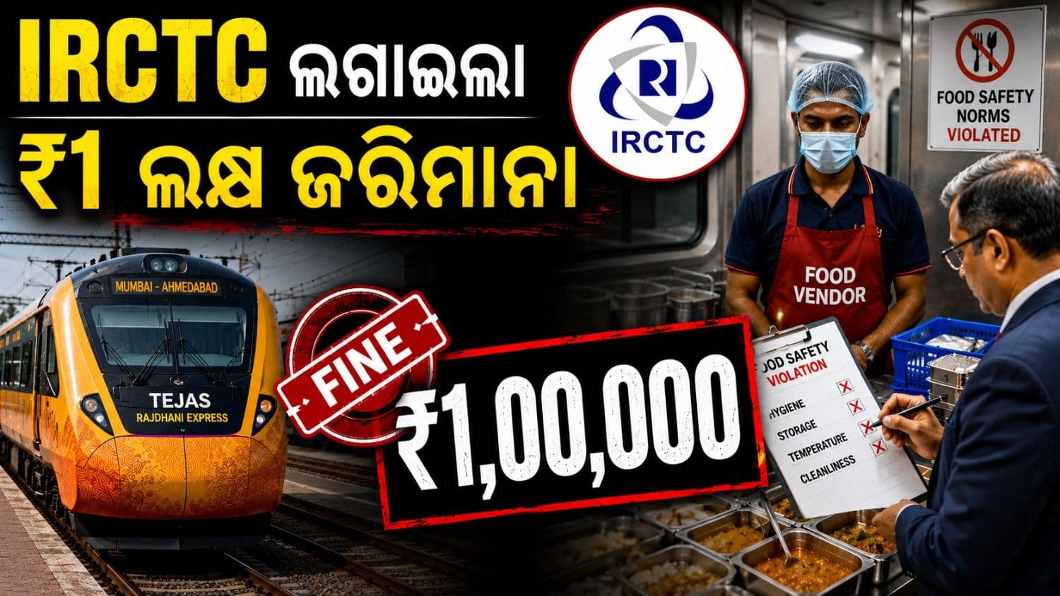 ବିରିଆନୀରୁ ମିଳିଲା ମାଛି; ଠିକାଦାରଙ୍କ ଉପରେ ଜରିମାନା ଲଗାଇଲା ଆଇଆରସିଟିସି