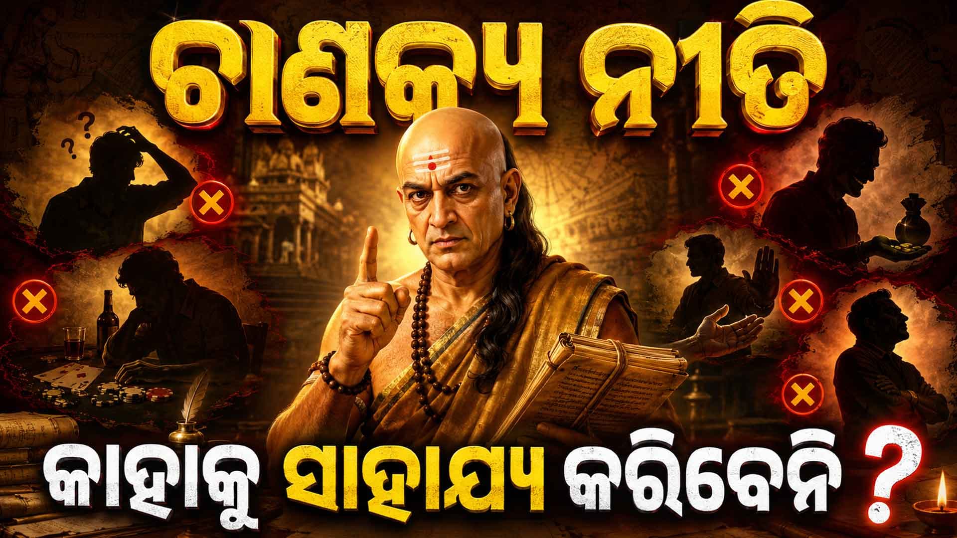 ଚାଣକ୍ୟ ନୀତି: ଏହି ୫ ଜଣଙ୍କୁ ସାହାଯ୍ୟ କଲେ ବିପଦ 