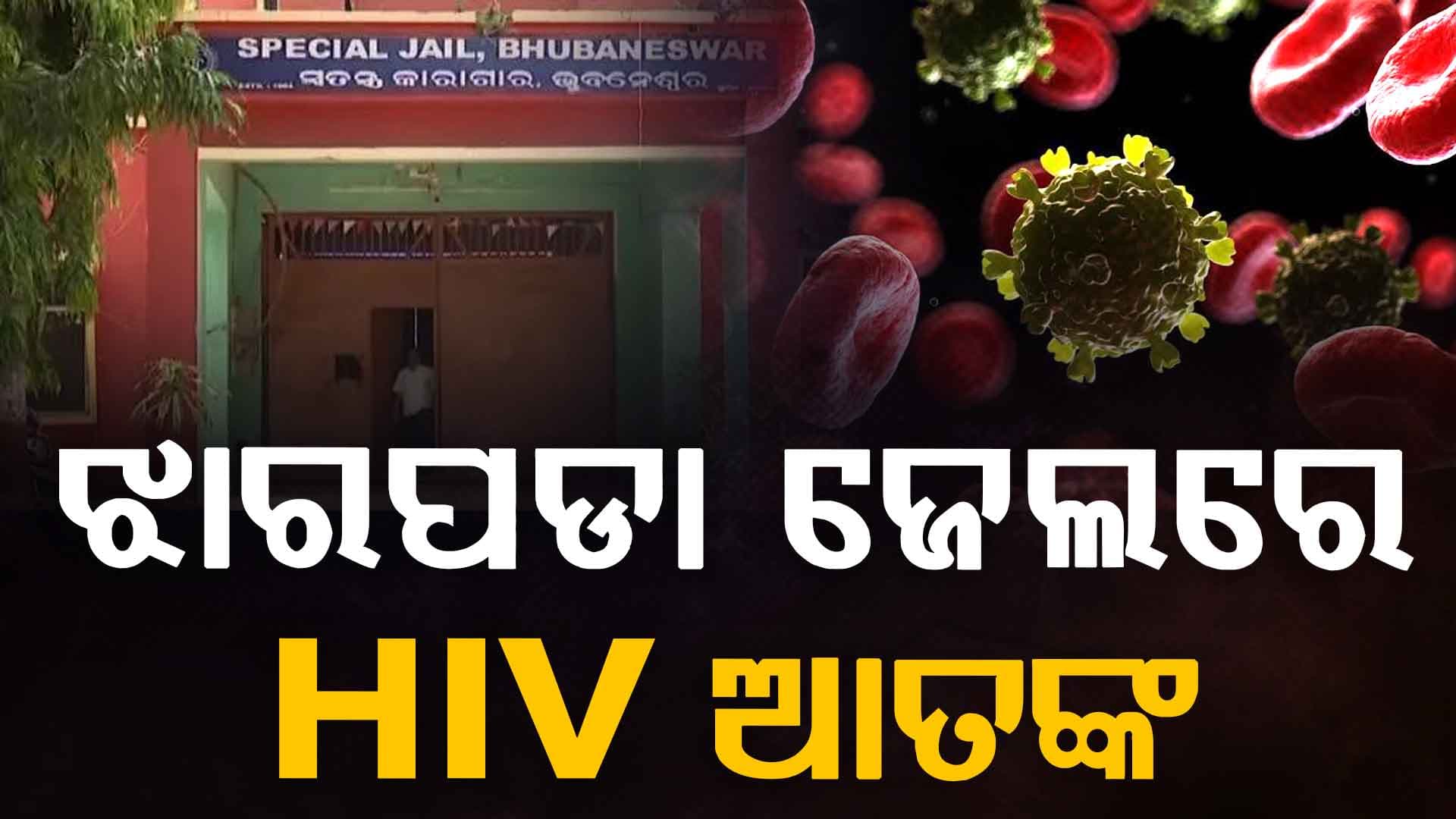 ଝାରପଡା ଜେଲରେ ବଢୁଛି ଏଚଆଇଭି ଆତଙ୍କ,୮ ଅନ୍ତେବାସୀ ପଜିଟିଭ୍ ଚିହ୍ନଟ !
