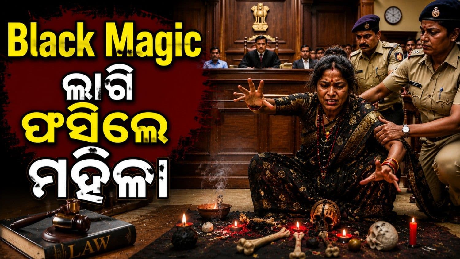 ଗୁଣି ଗାରେଡ଼ି ଅଭିଯୋଗରେ ମହିଳା ଗିରଫ; ବିଚାରପତିଙ୍କ ଆସନ ଉପରକୁ ପିଙ୍ଗିଲେ ସୋରିଷ 
