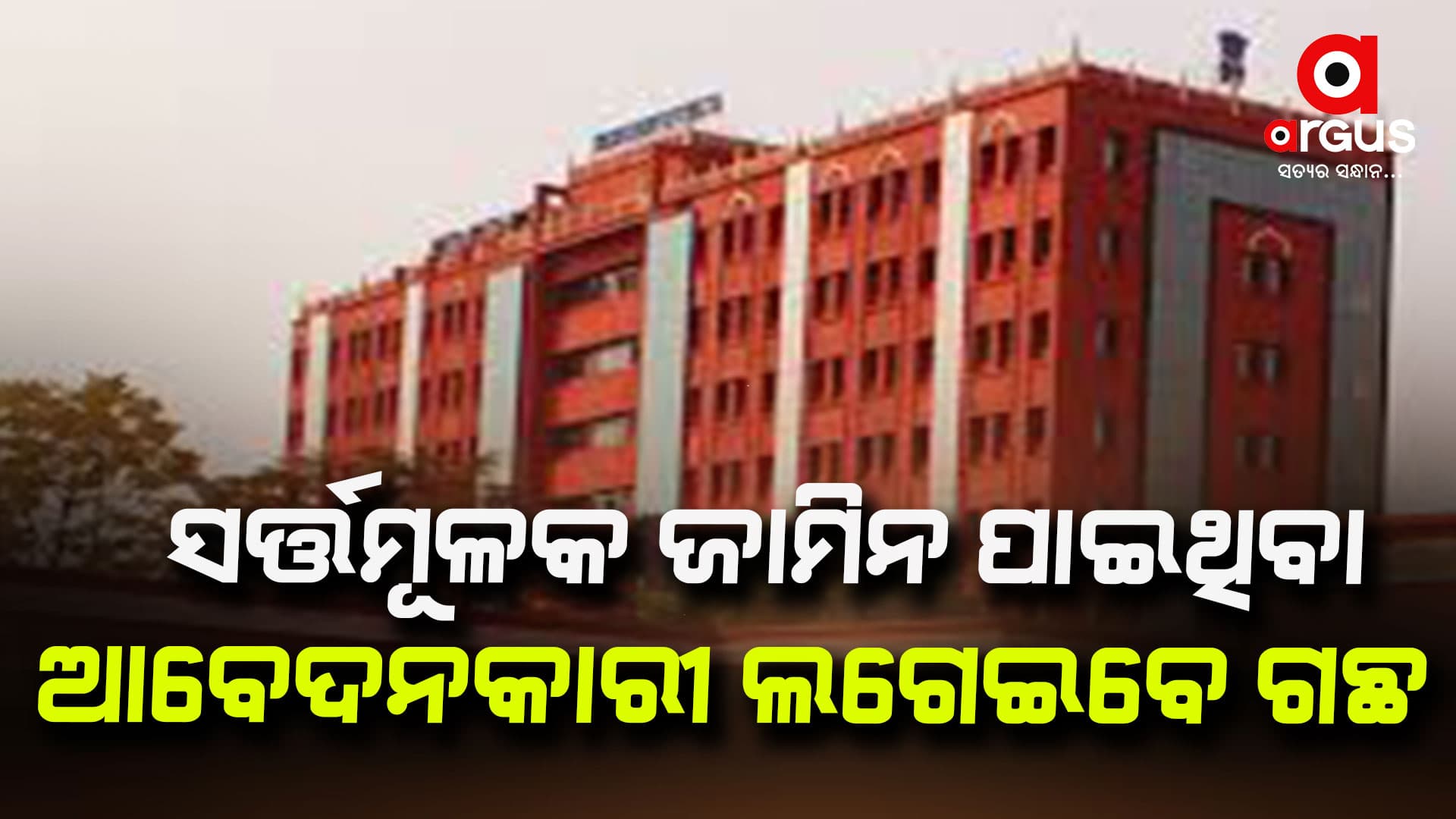 ସବୁଜ ପରିବେଶ ତିଆରି କରିବା ପାଇଁ ହାଇକୋର୍ଟଙ୍କ ନିଆରା ଜାମିନ ସର୍ତ୍ତ
