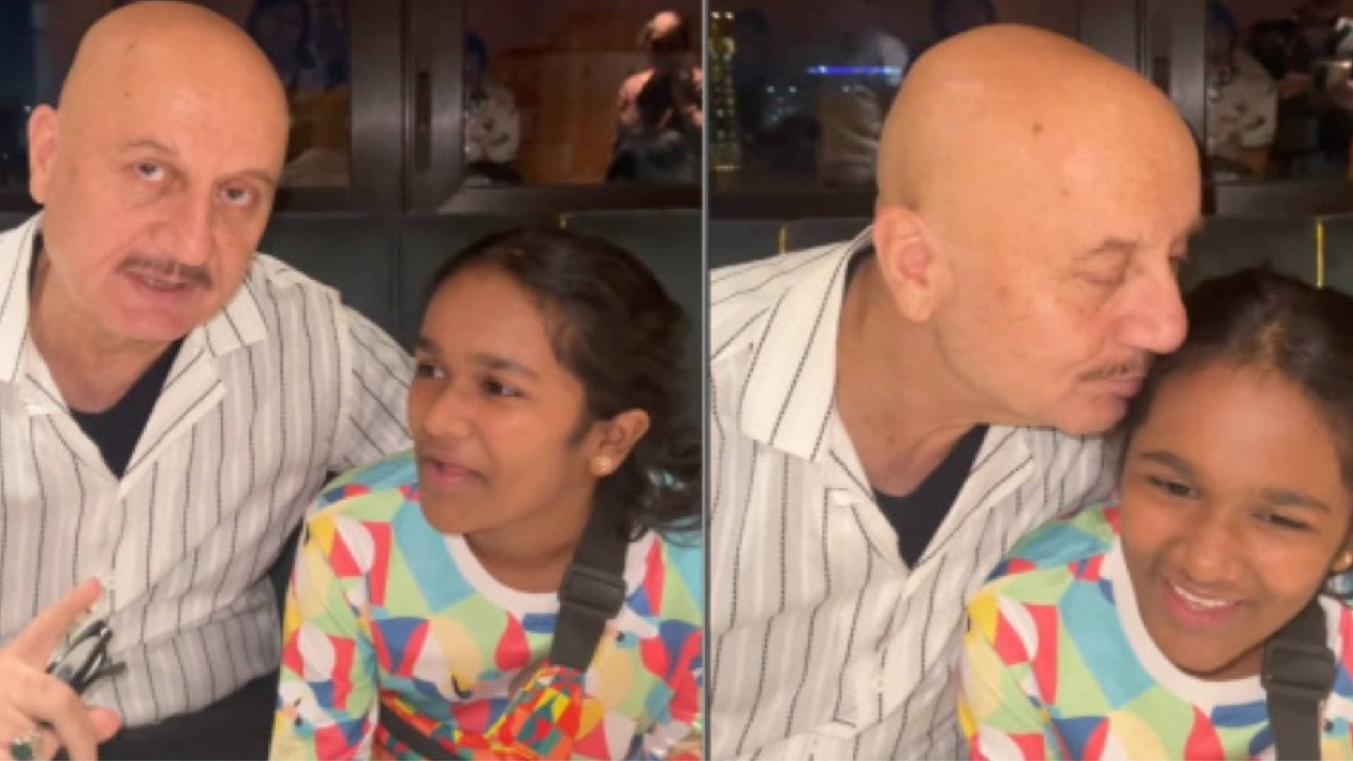 Anupam Kher Shares Touching Video With Satish Kaushik's Daughter Vanshika From 'Kaagaz 2' Screening