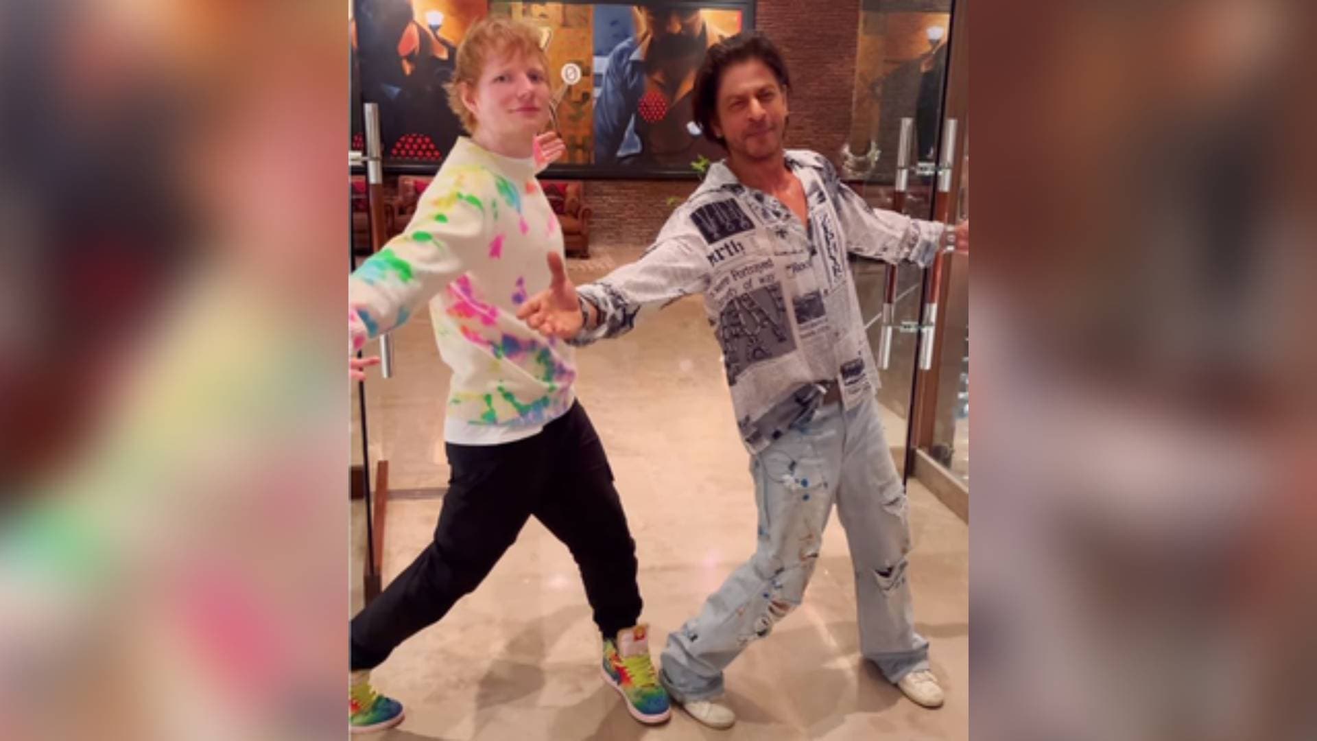 SRK, Ed Sheeran Strike Bollywood Star’s Iconic Pose, And It’s Just ‘Perfect’