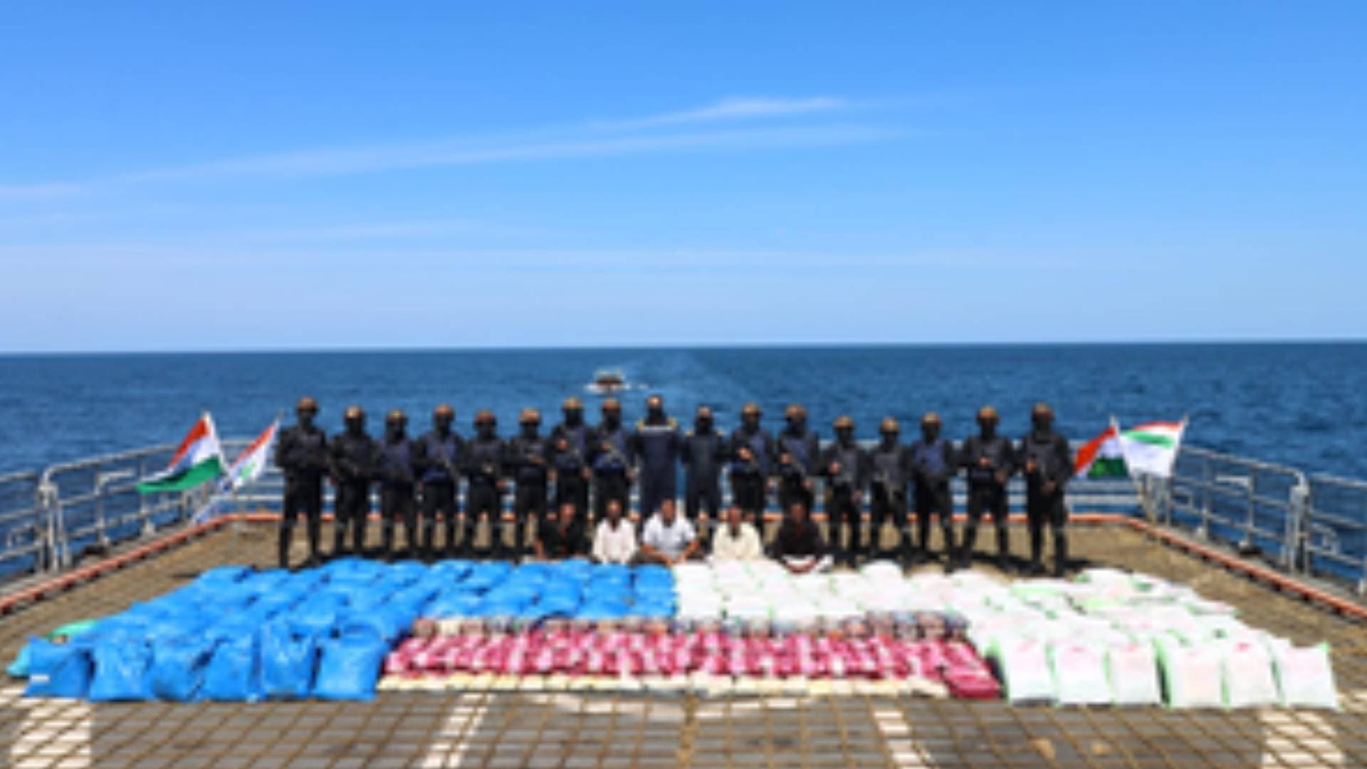 Navy Seizes 3,300 Kg Drugs From Dhow In Major Operation