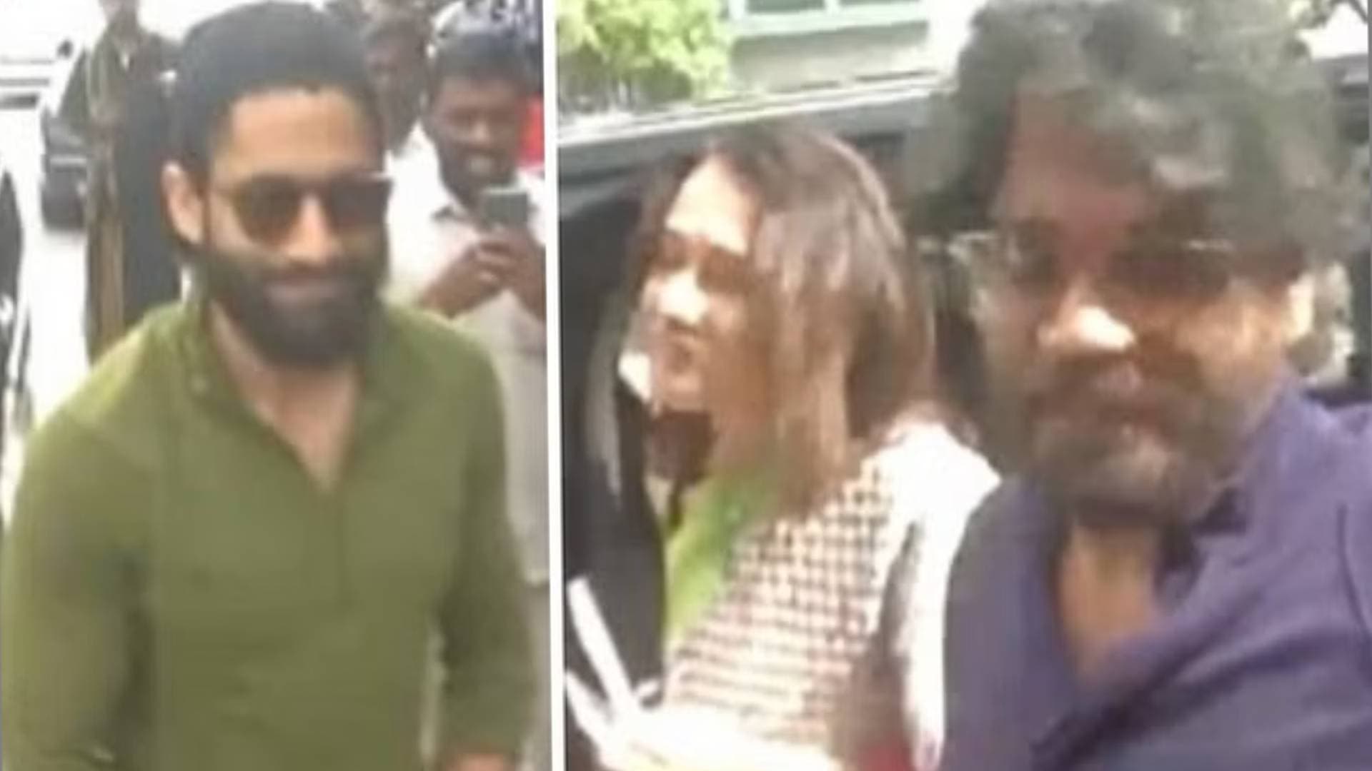 Nagarjuna, Naga Chaitanya Cast Votes In Telangana Assembly Polls