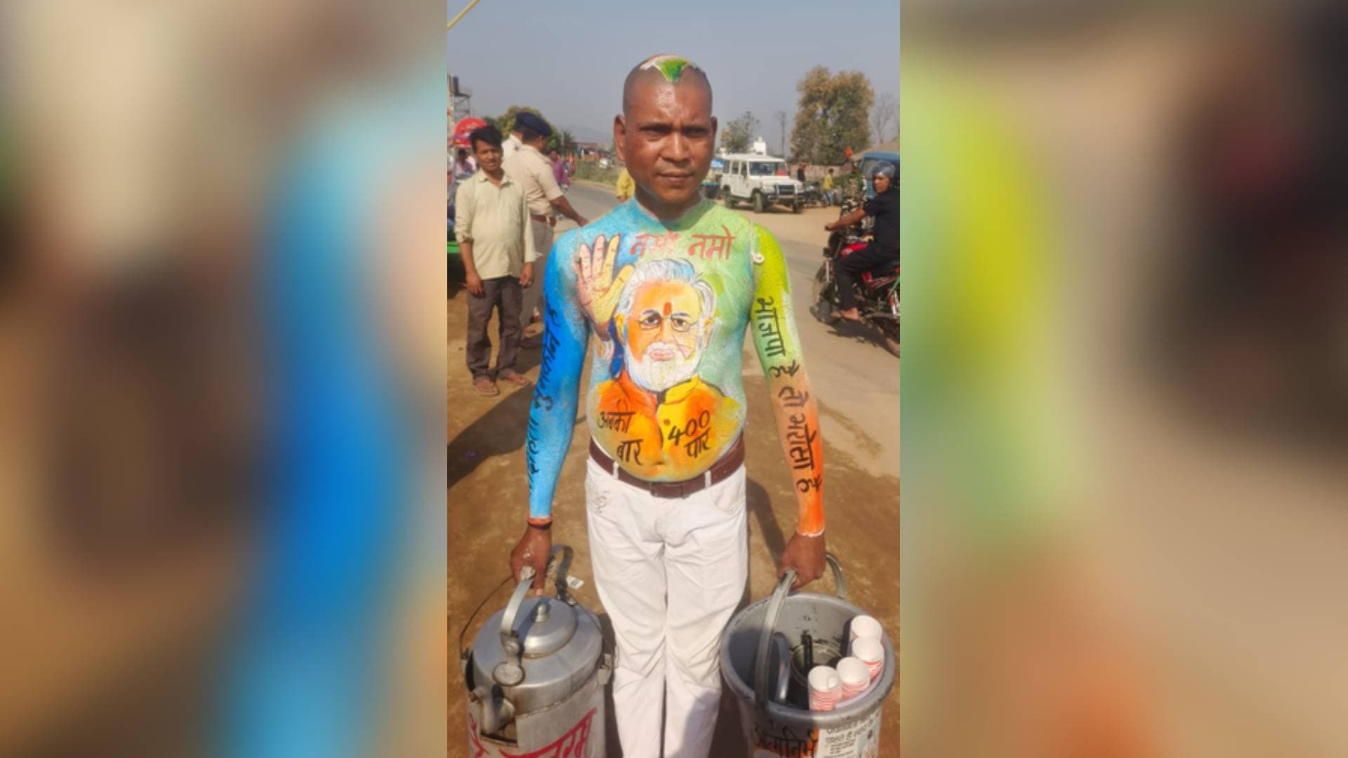 Die-Hard Fan Of PM Modi Reaches Jamui To Serve Him Cup Of Tea