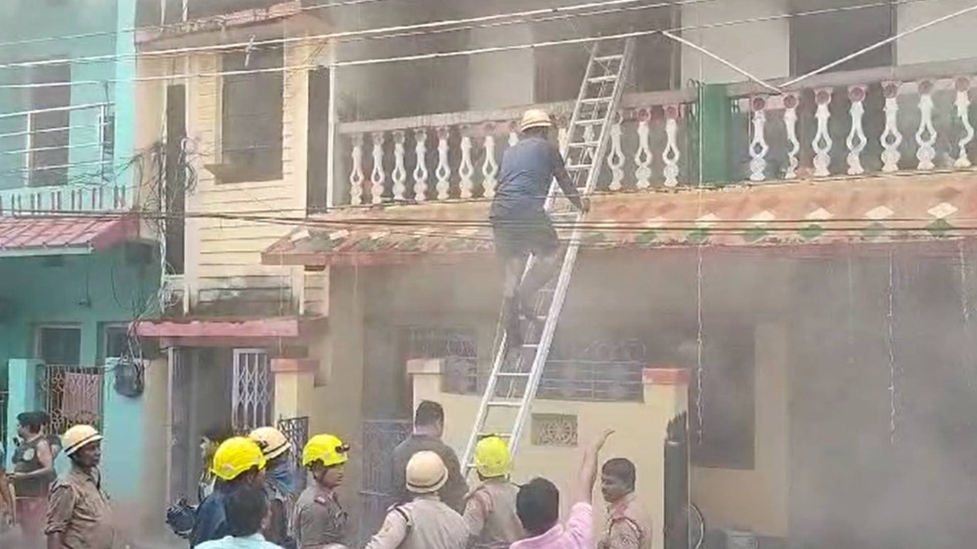 Odisha: 2 Storey Building Catches Fire In Rourkela, None Hurt