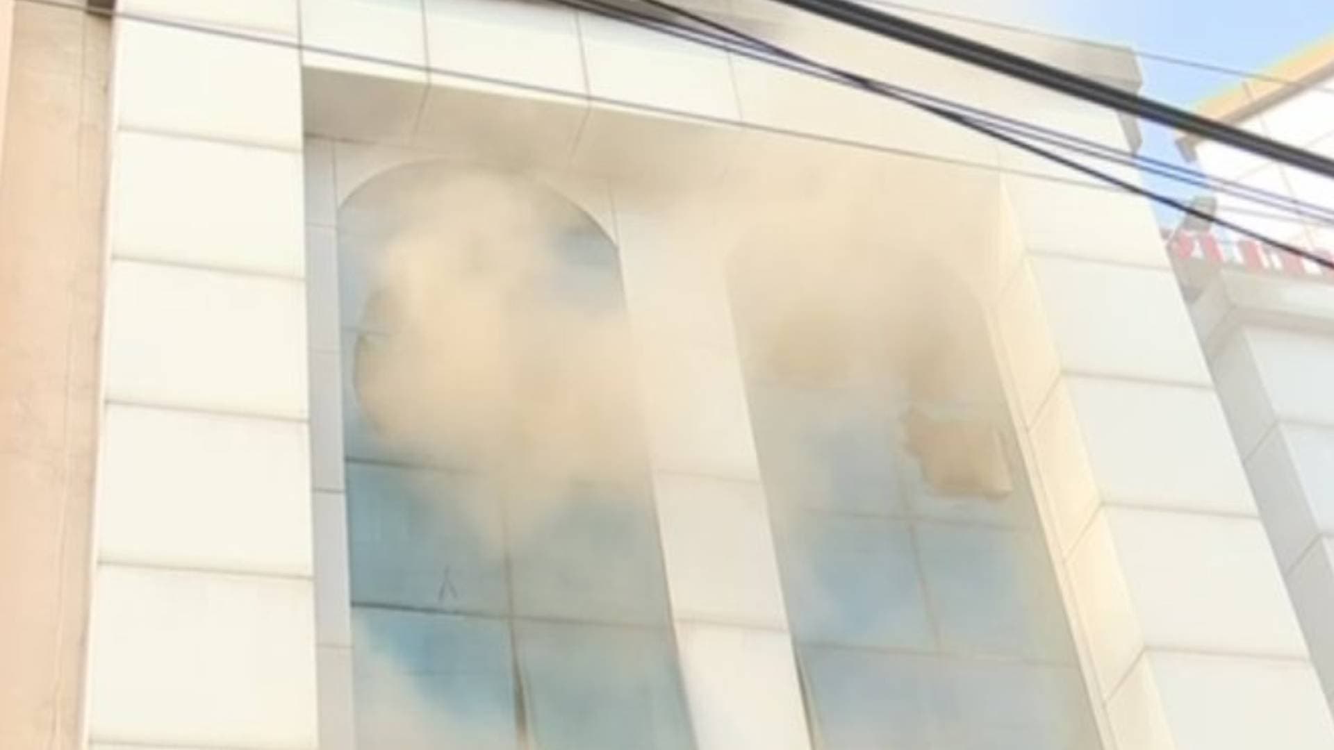 Fire Breaks Out At Corporate Building Near KIIT Square