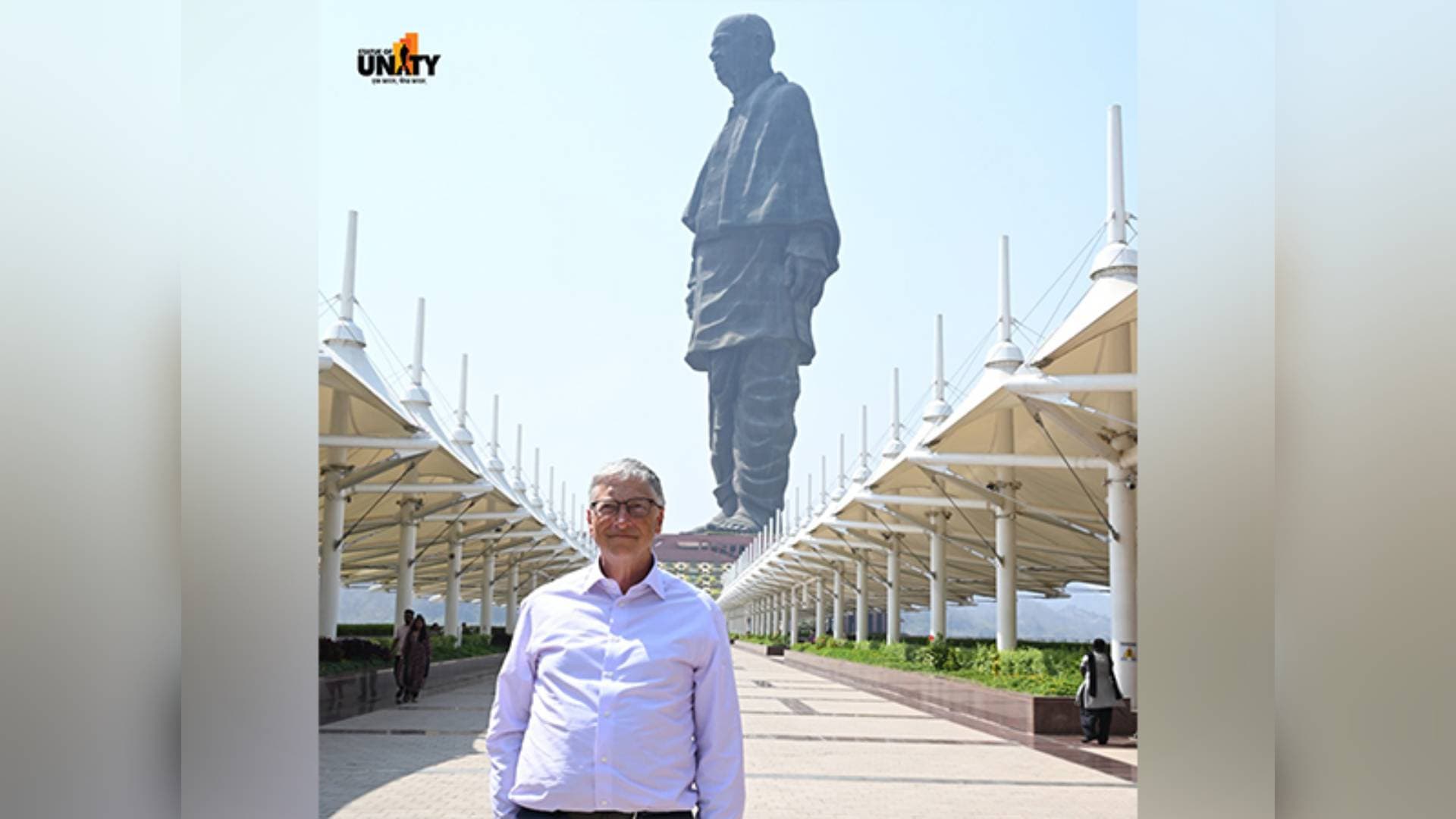 Bill Gates Visits Statue Of Unity, Calls It "Engineering Marvel"; PM Modi Appreciates