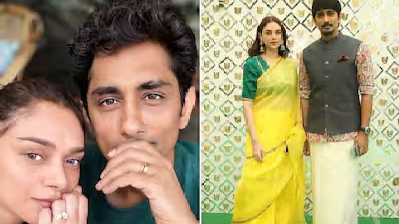 It's official! Aditi Rao Hydari, Siddharth are now engaged
