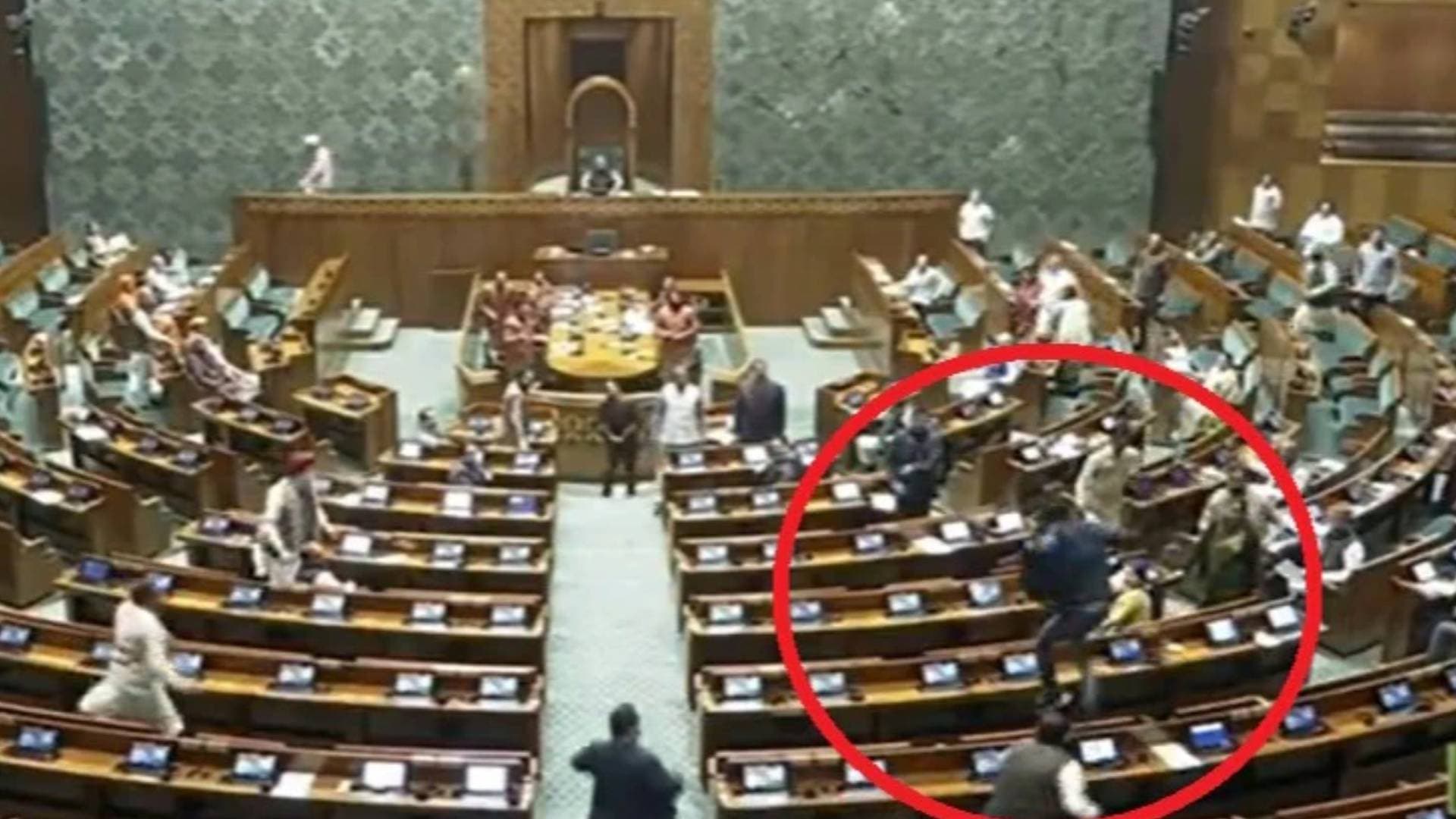Parliament Security Breach: Two Unidentified Men Jump From Visitor's Gallery In LS