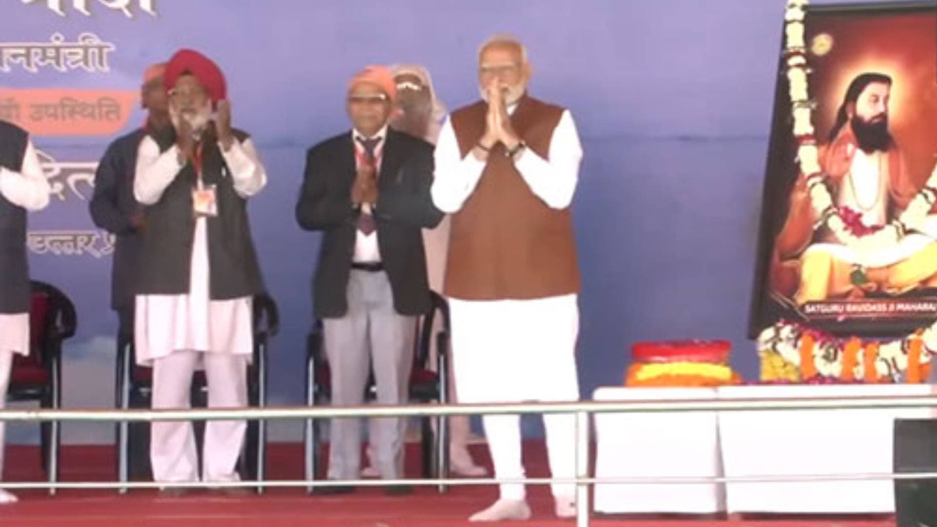 UP: PM Modi Attends 647th Birth Anniversary Event Of Sant Ravidas, Unveils Statue In Varanasi