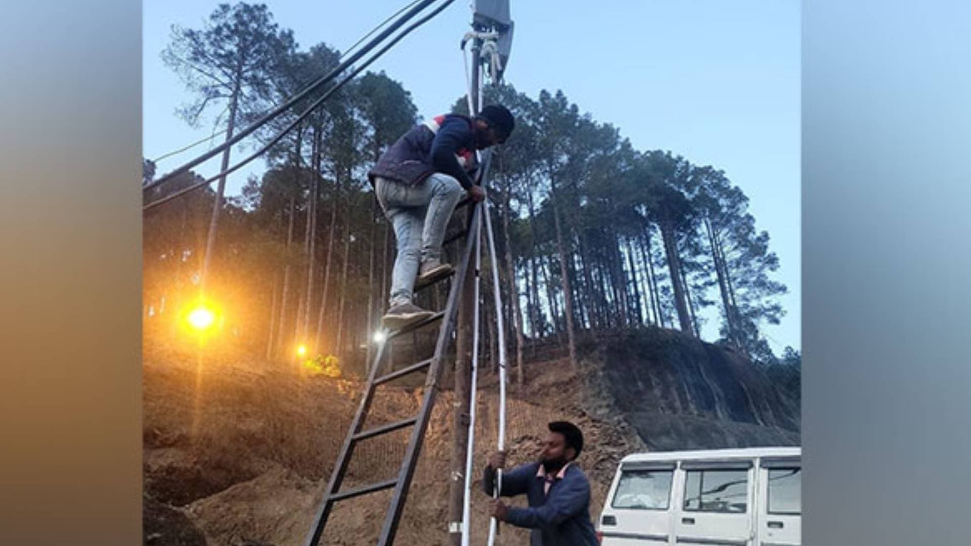 Data And Voice Services Provided At Vertical Location Of Silkyara Tunnel