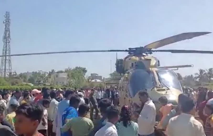 ଦୁର୍ଘଟଣାରୁ ଅଳ୍ପକେ ବର୍ତ୍ତିଲା ସେନା ହେଲିକପ୍ଟର
