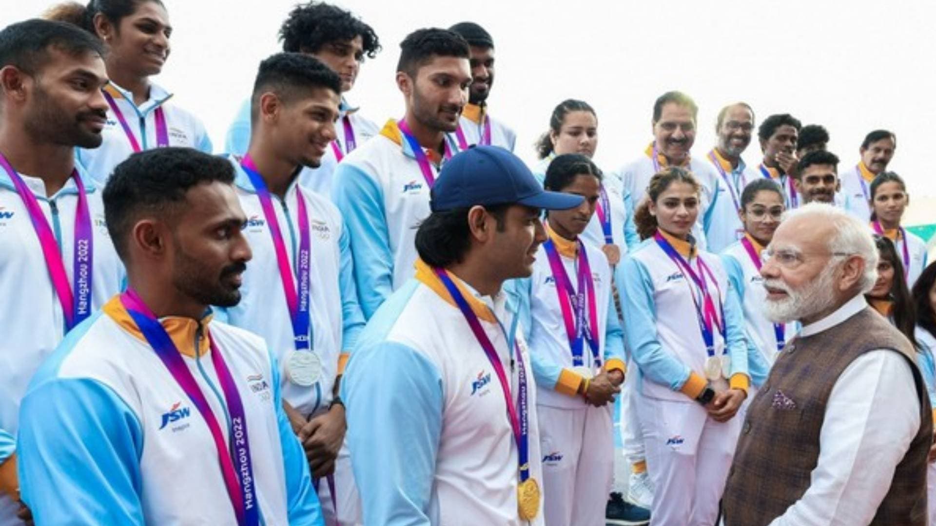 PM Modi Praises Athletes For Memorable 2023, Urges Them To Gun For Glory In Paris Olympics