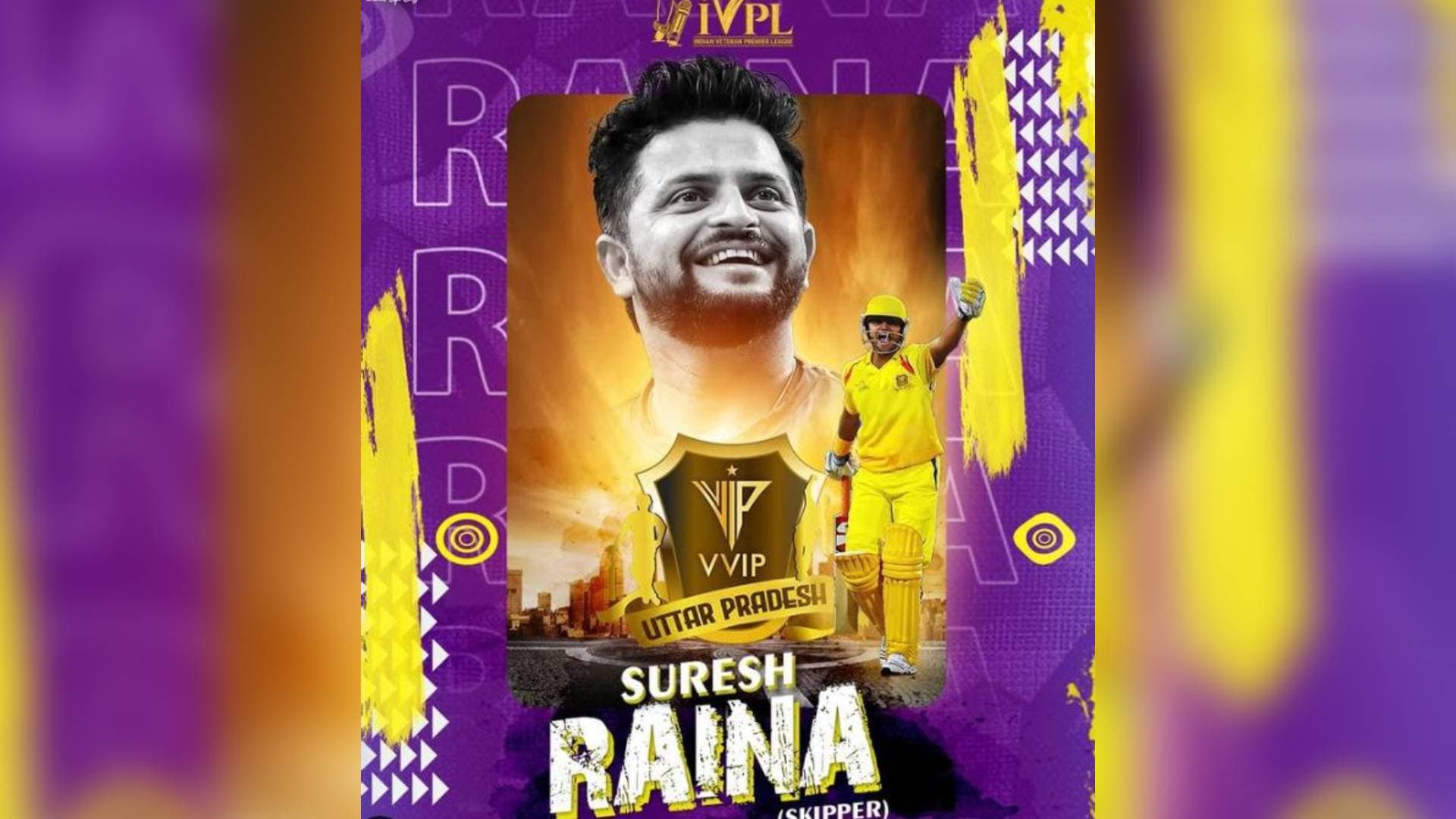IVPL: Suresh Raina Set To Lead UP Battalion