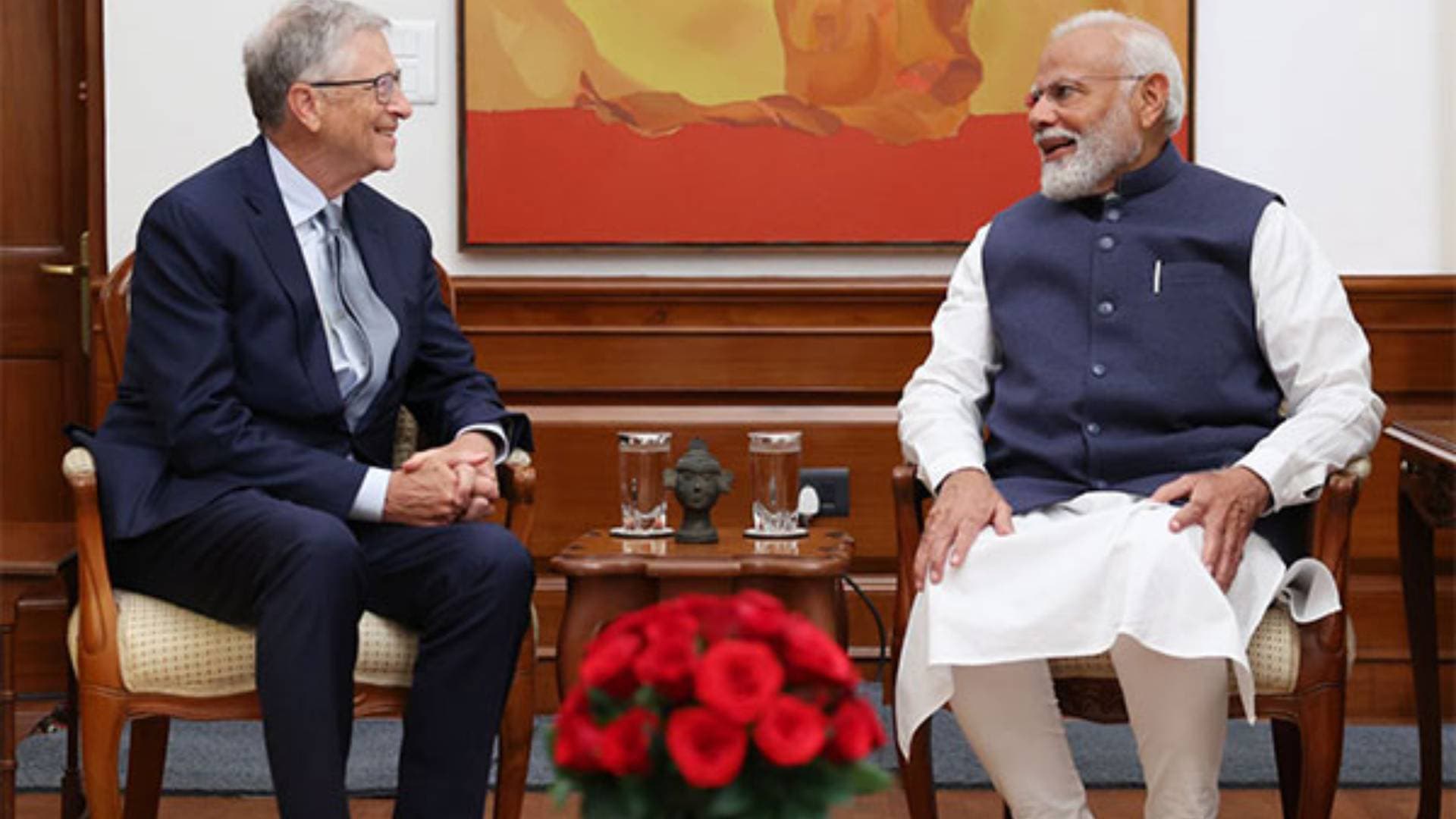 PM Modi Meets Bill Gates, Discussion On AI For Public Good Take Centre Stage